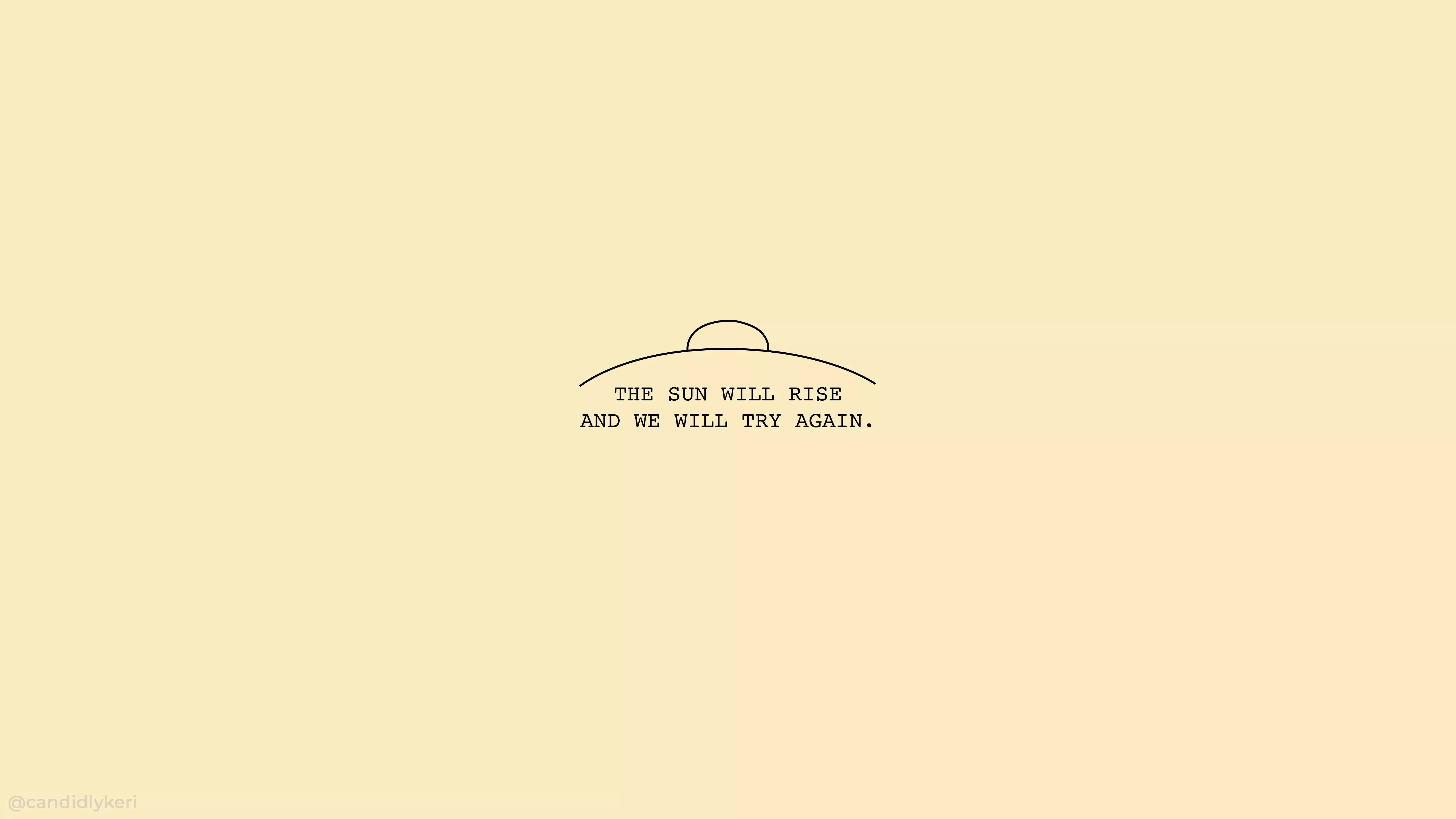 Pastel 4k Inspiring Quote Wallpaper