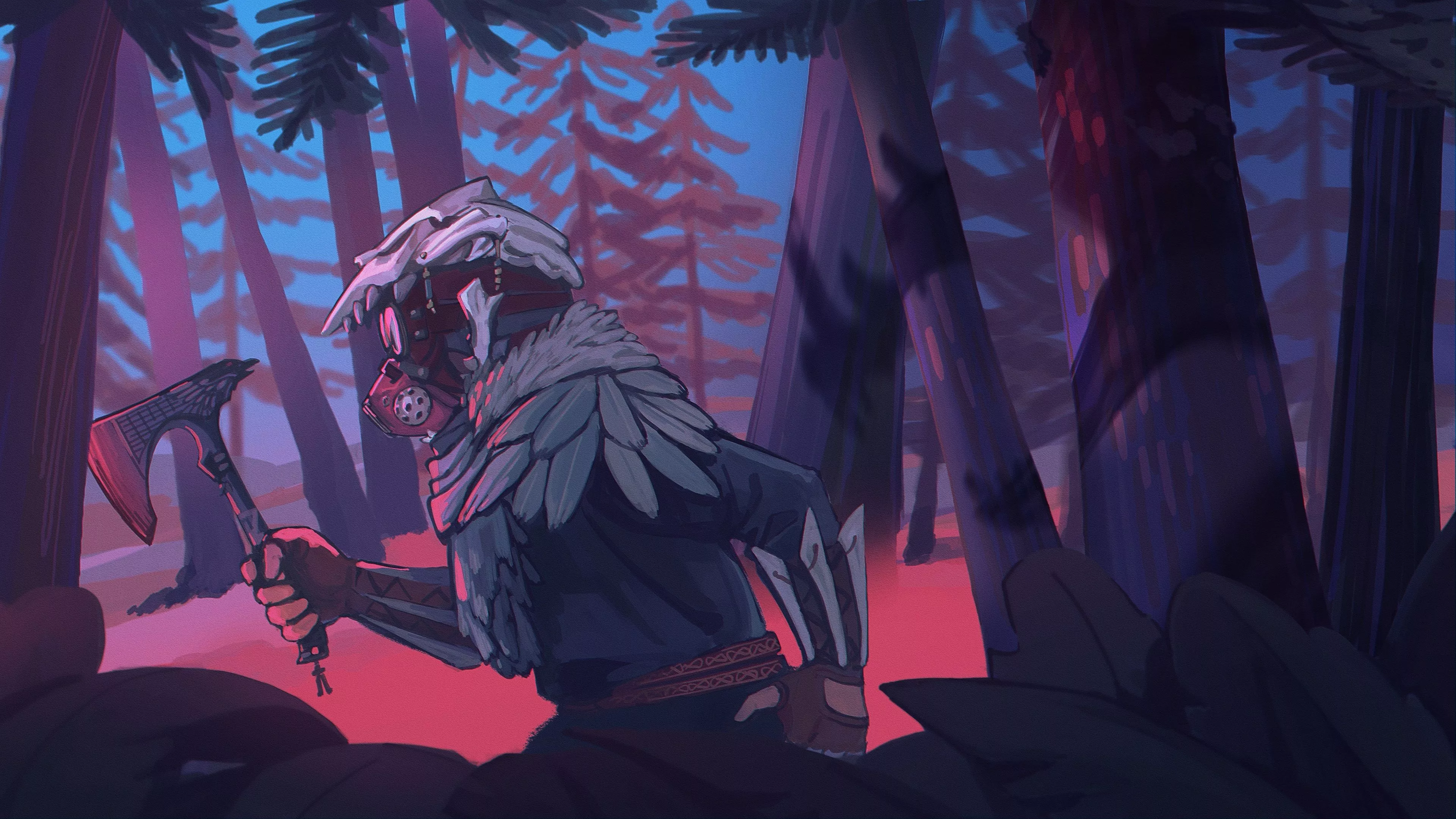 Bloodhound Art Apex Legends Wallpaper