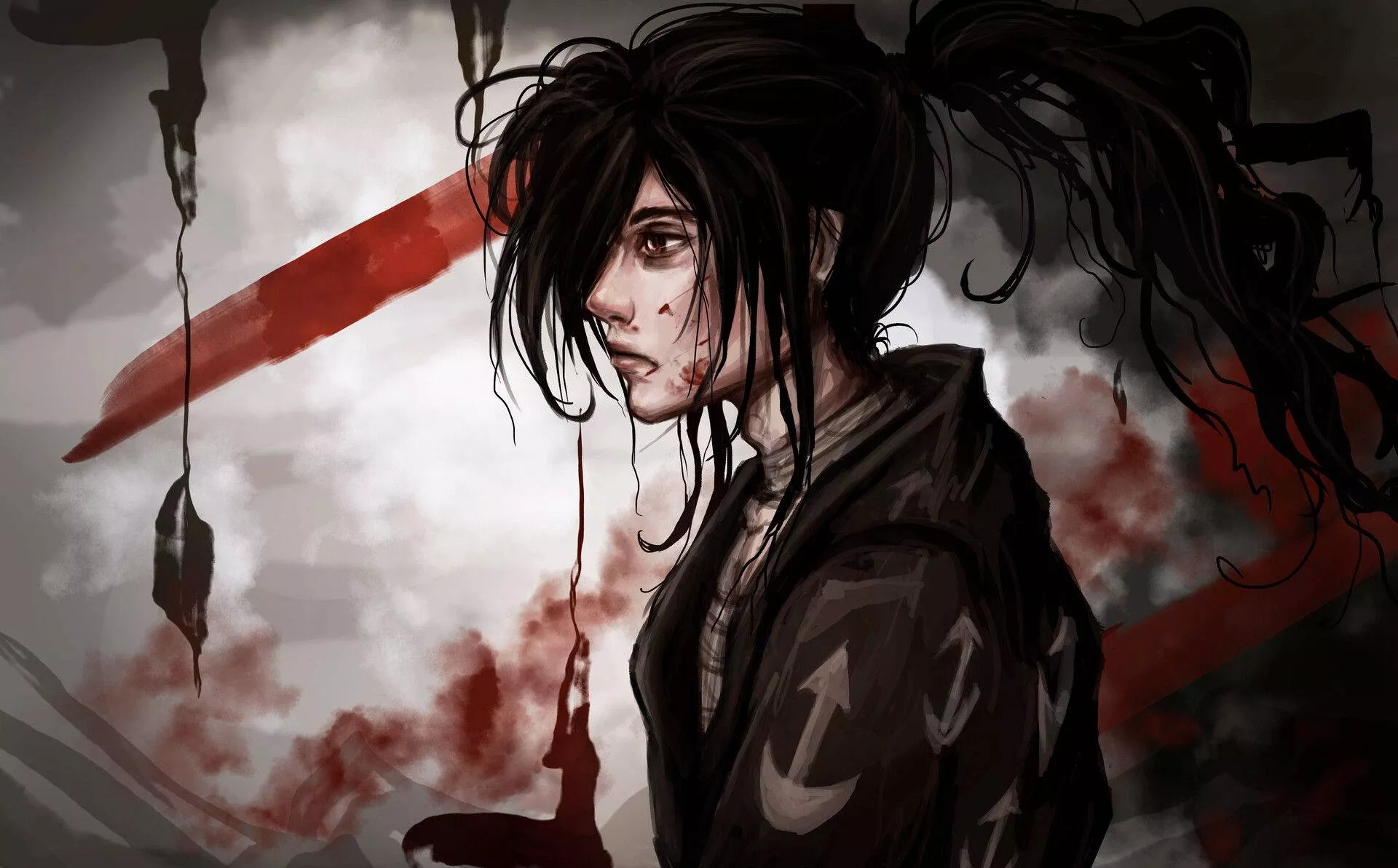 Bloody Artwork Hyakkimaru Dororo Wallpaper