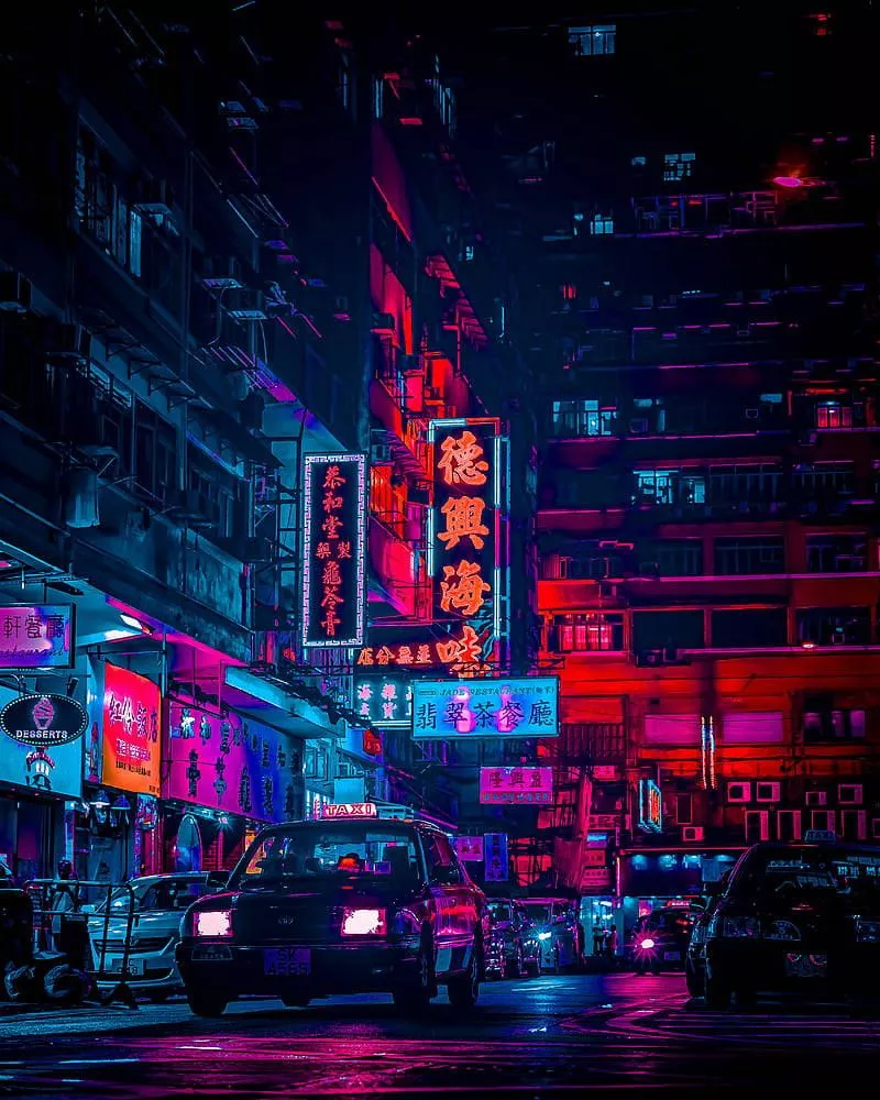 Street Aesthetic Anime iPhone Wallpaper
