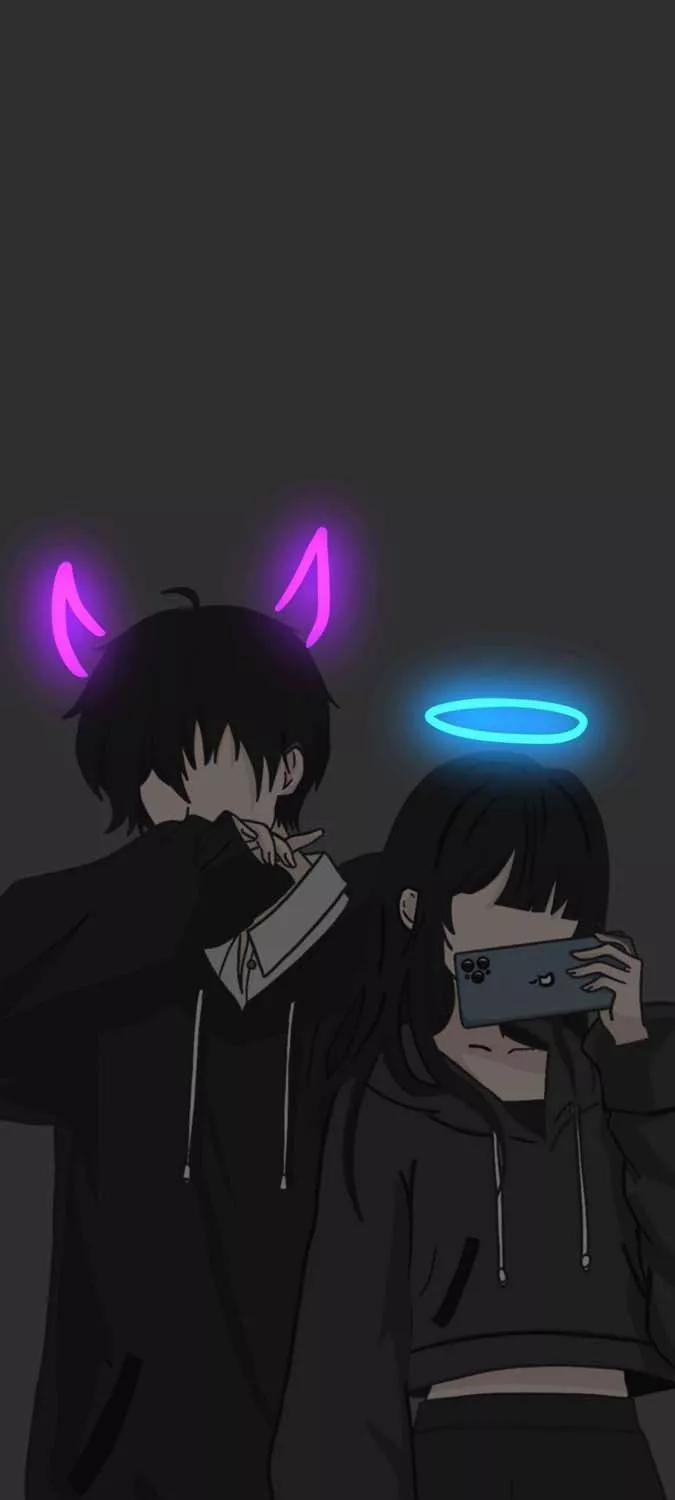 Couple Anime iPhone Wallpaper