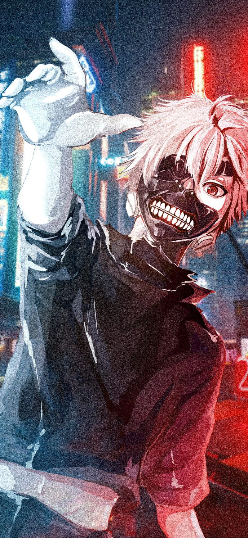 Kaneki, anime, dark, ghoul, iphone