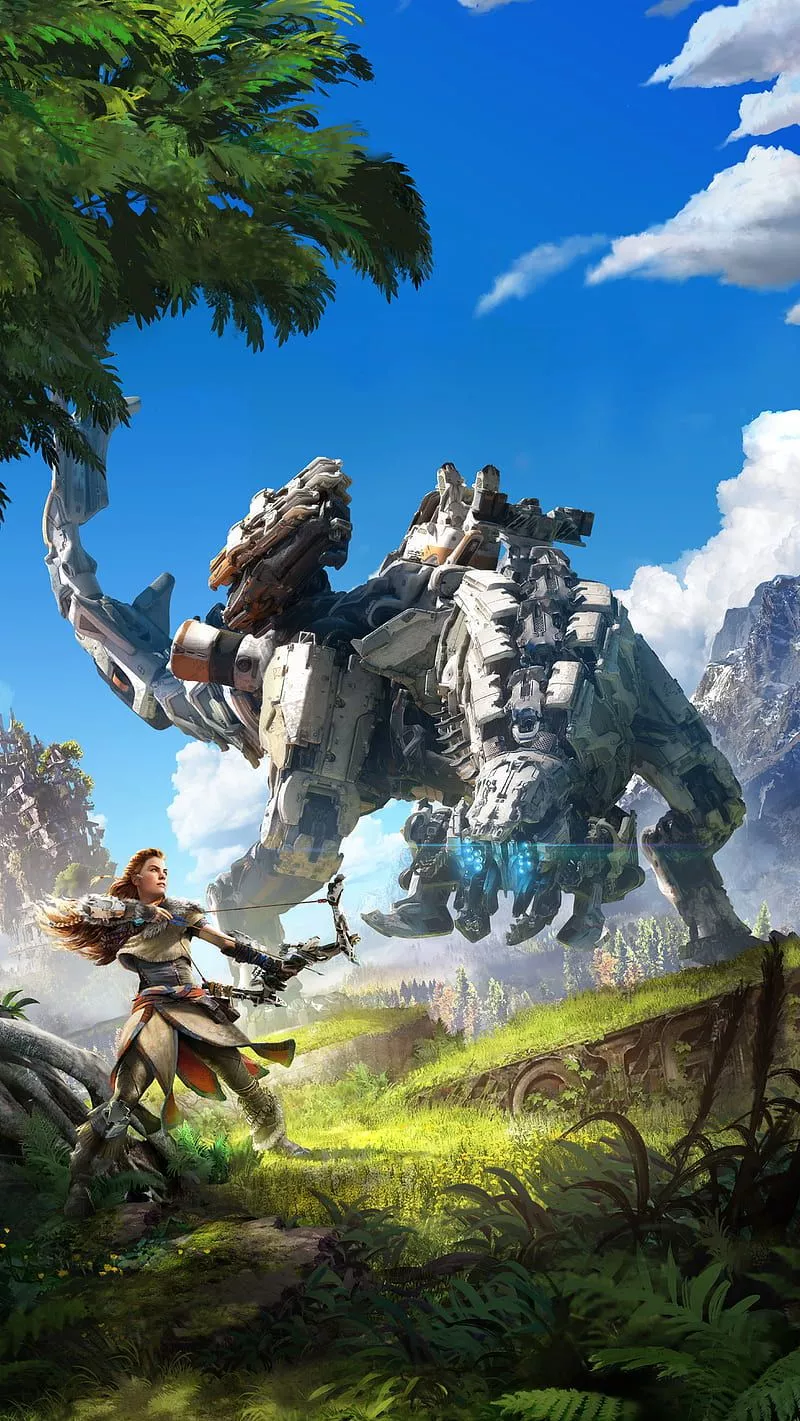 Horizon Zero Dawn, cool, HD phone