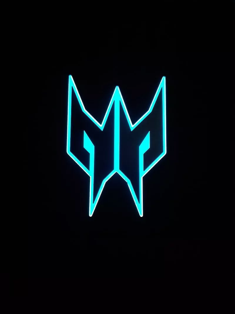 Predator logo, legends, neon, HD phone