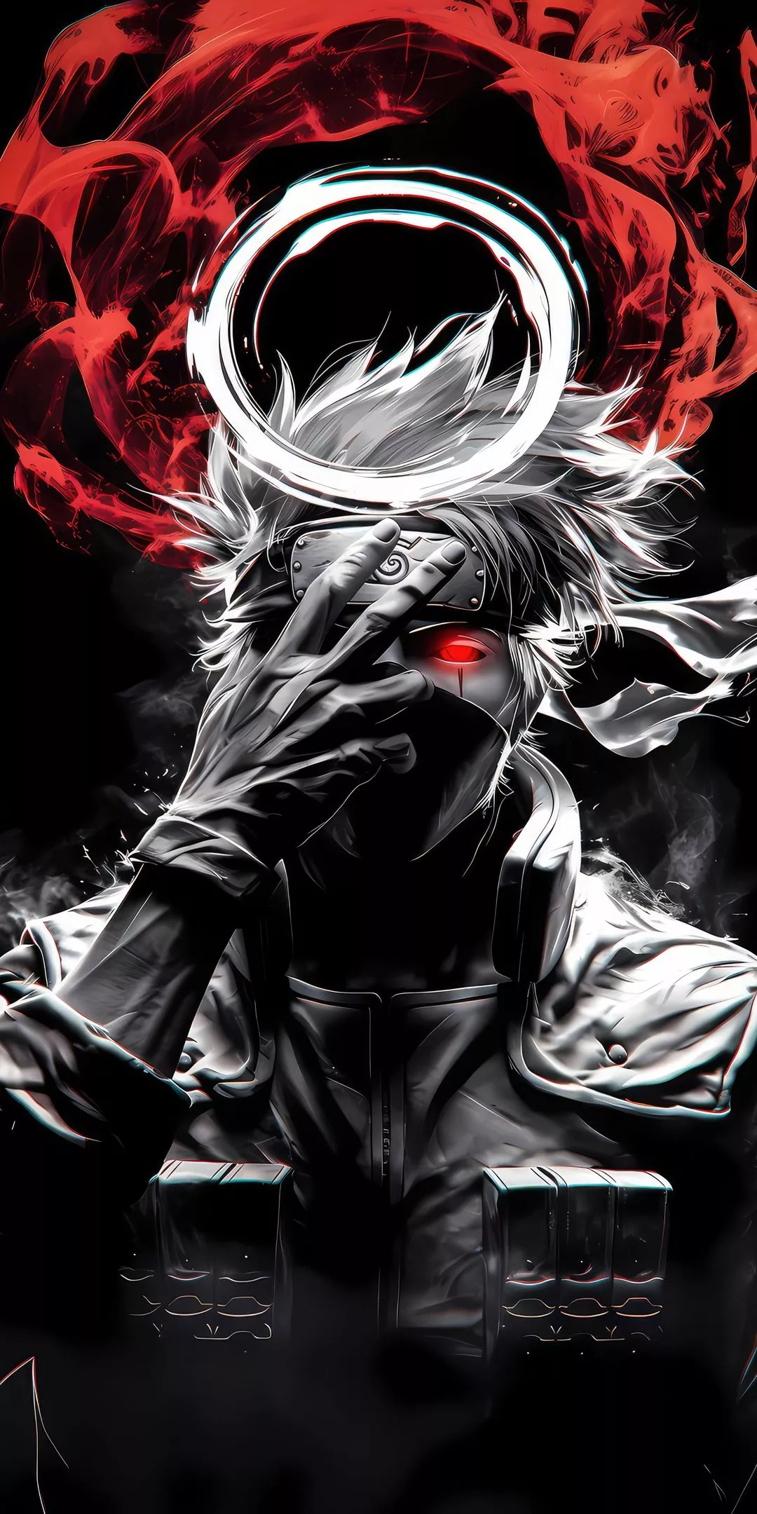 Download wallpaper 1080x2160 itachi