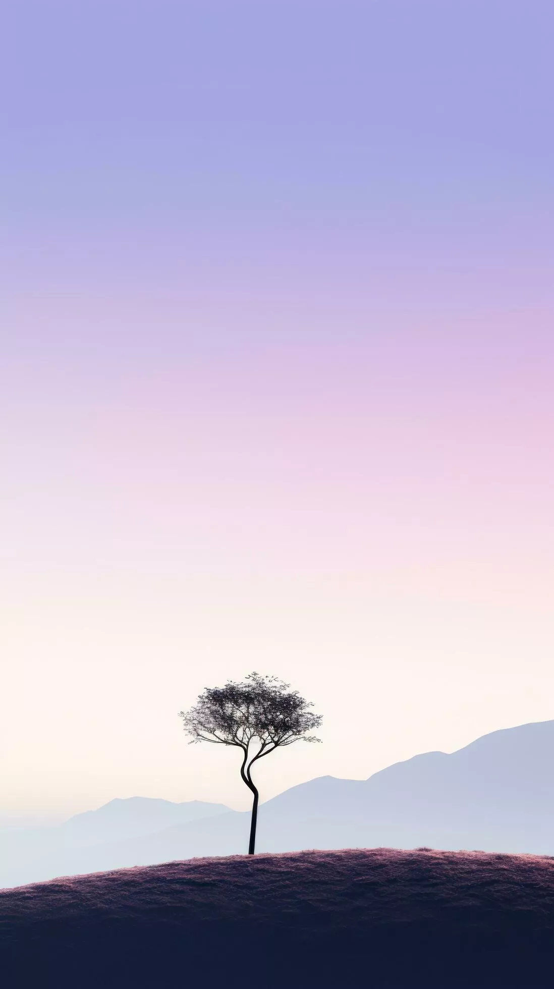 Minimalist natural wallpaper for mobile