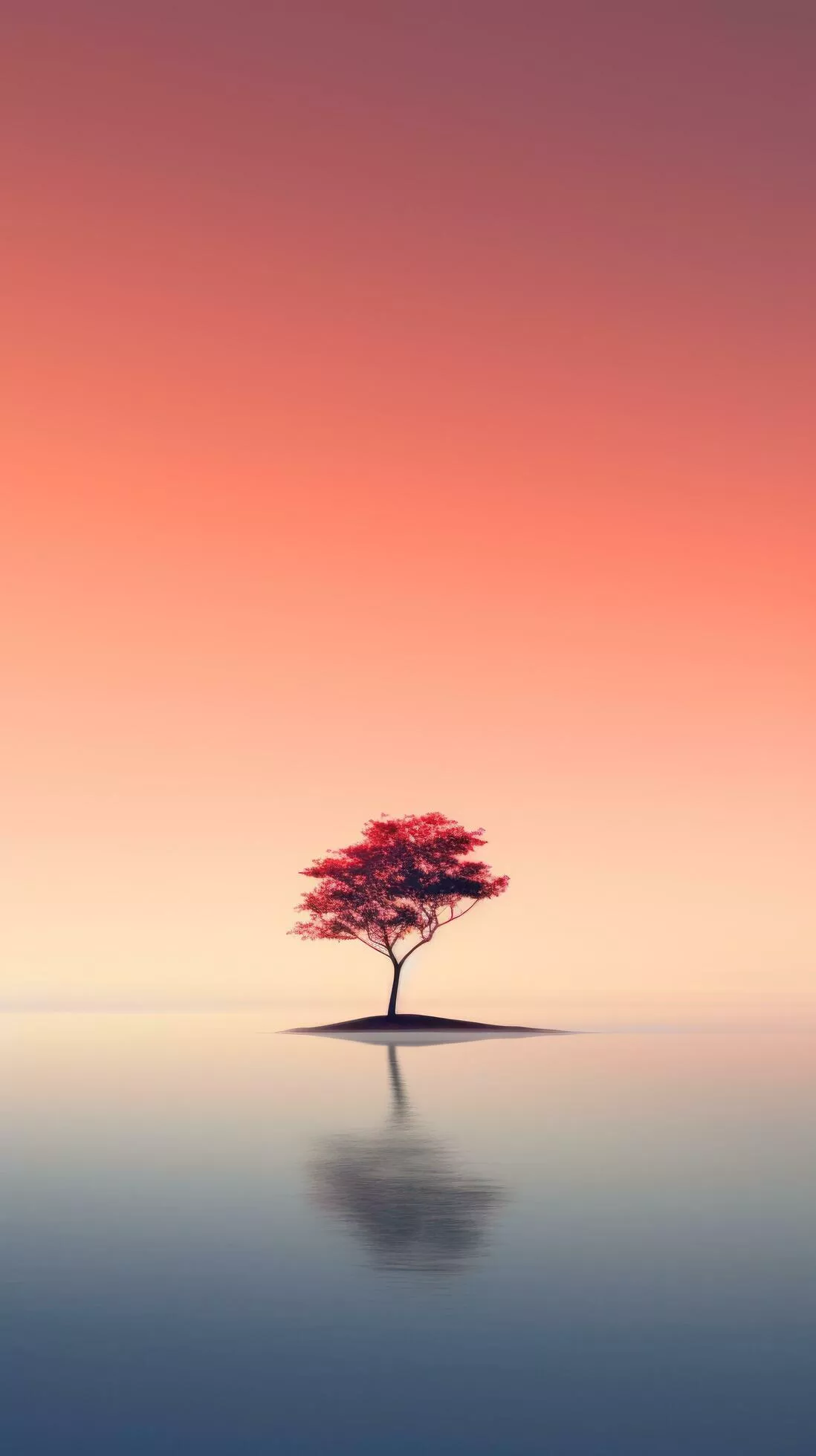 Minimalist natural wallpaper for mobile