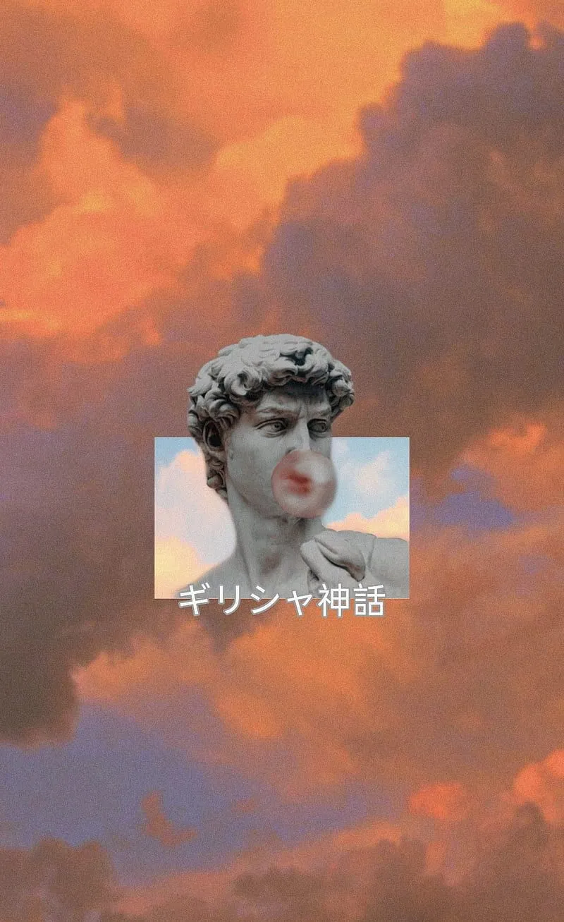 Aesthetic, greek, sky, HD phone wallpaper