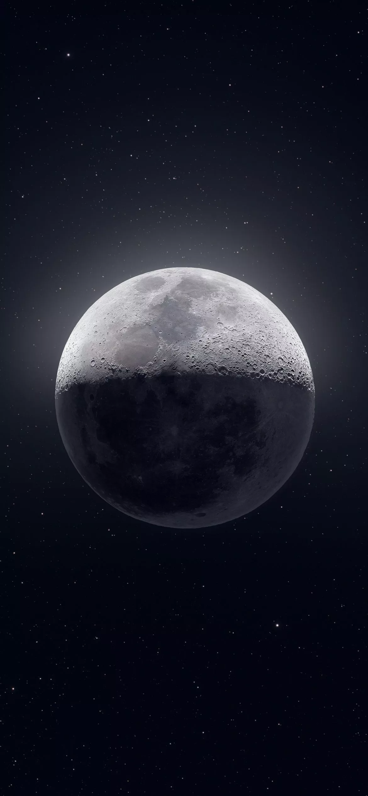 Moon Wallpaper 4K, Stars, Astrophotography