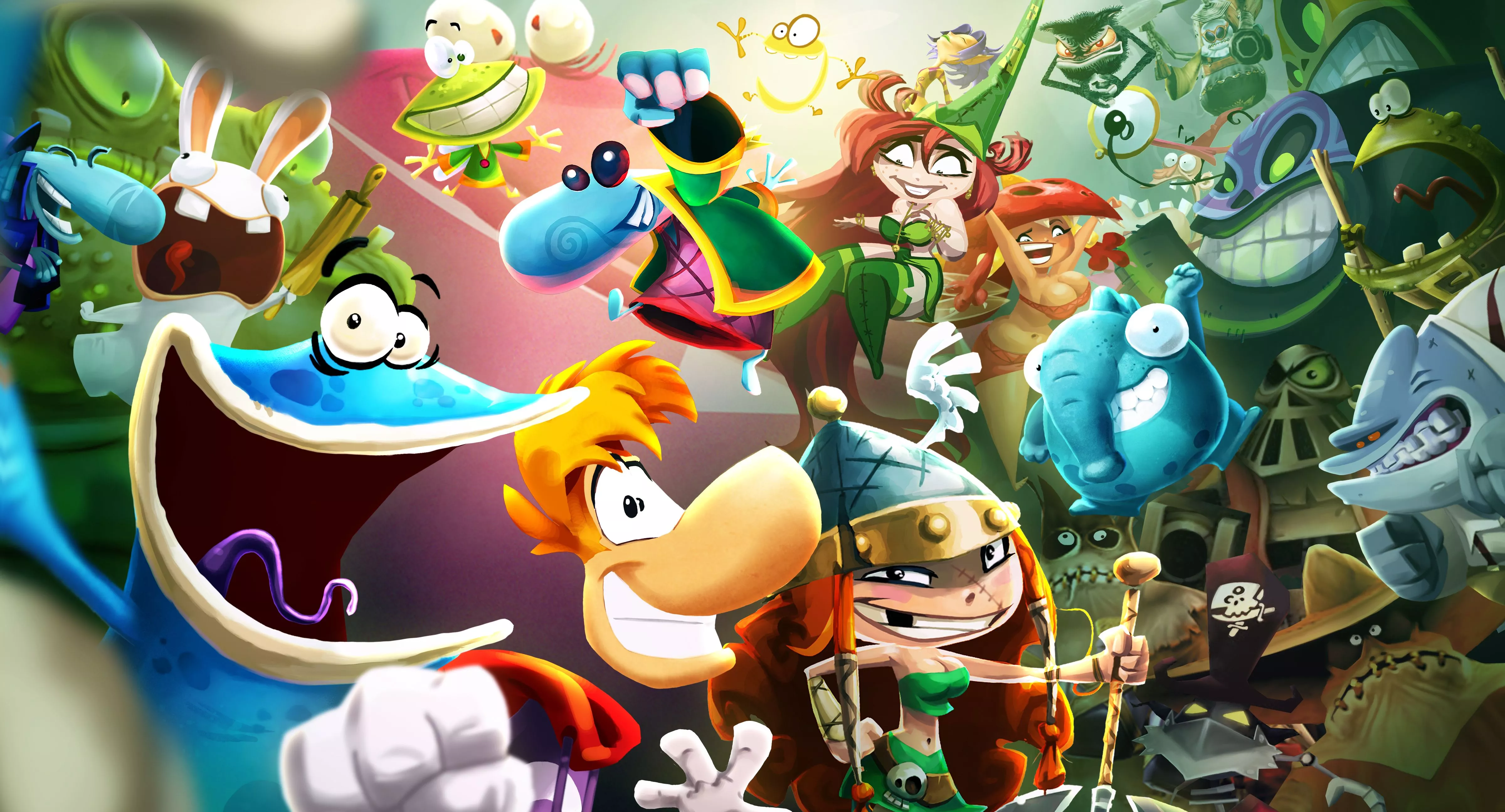 Rayman Legends Characters HD Wallpaper