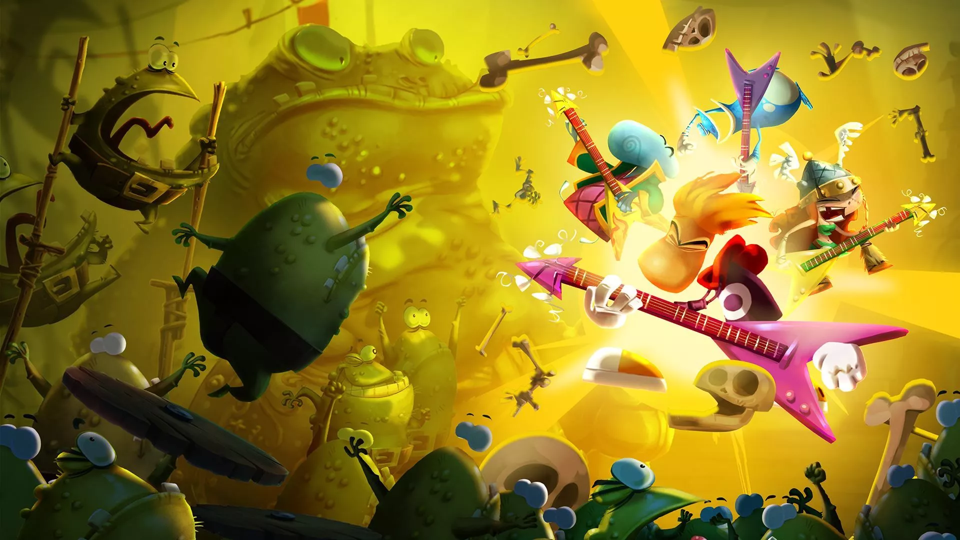 Rayman Legends Vibrant HD Wallpaper