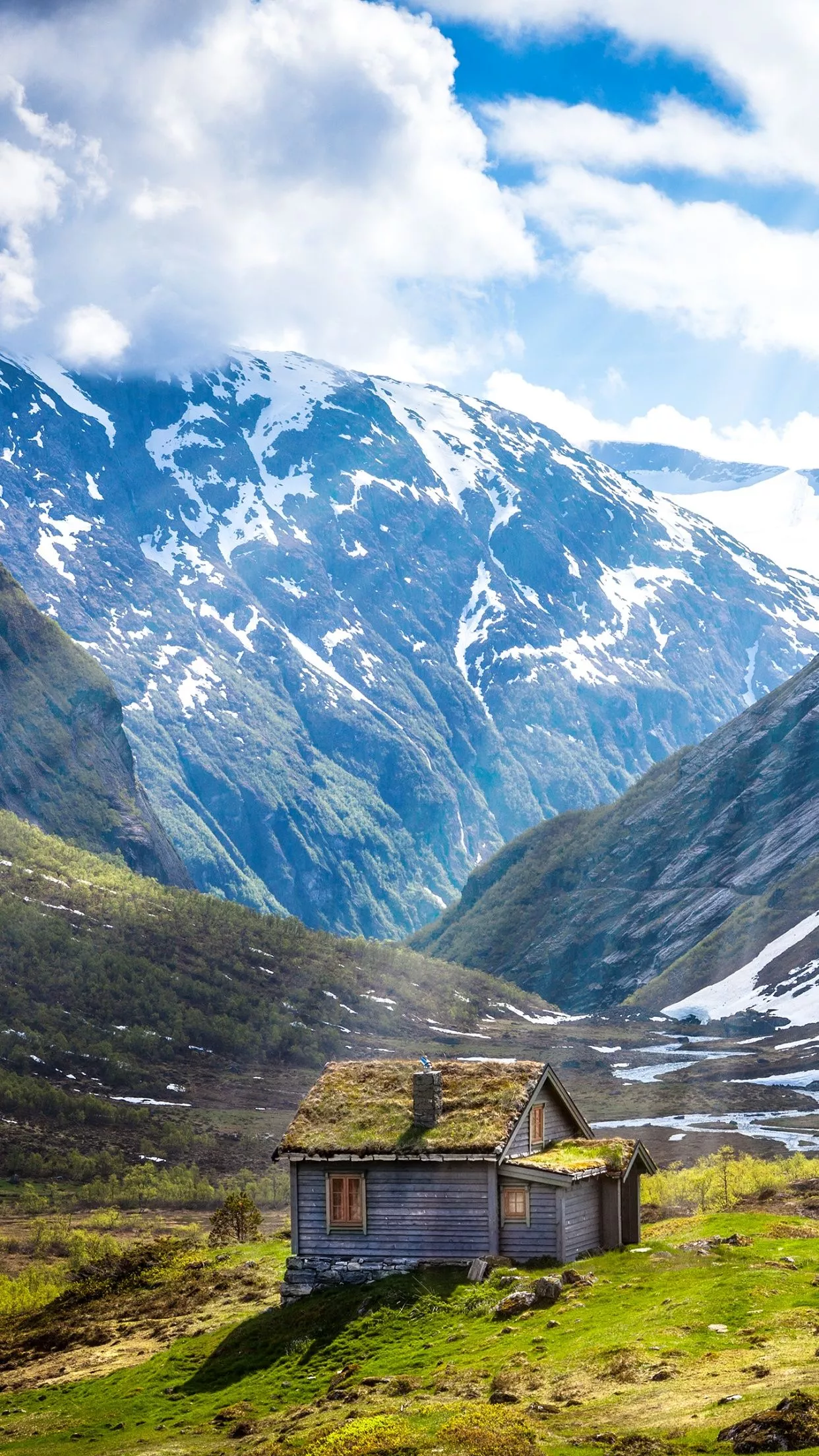 Glacier mountains Wallpaper 4K, Norway