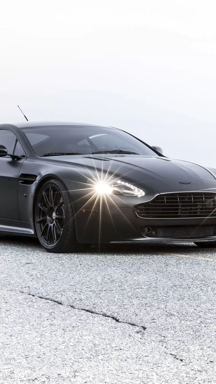 Aston Martin Vantage Black Bump iPhone