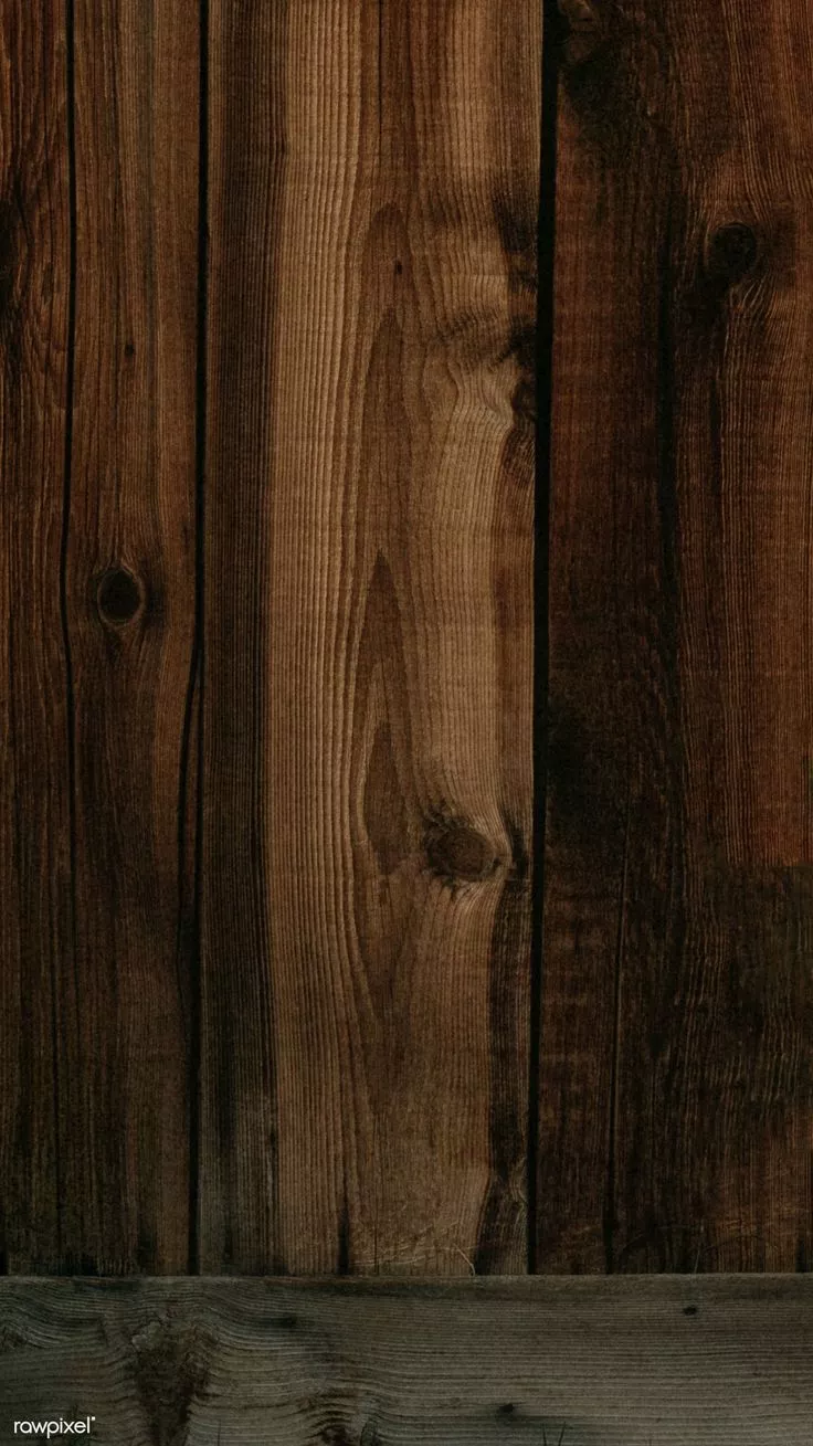 Dark brown wooden wall