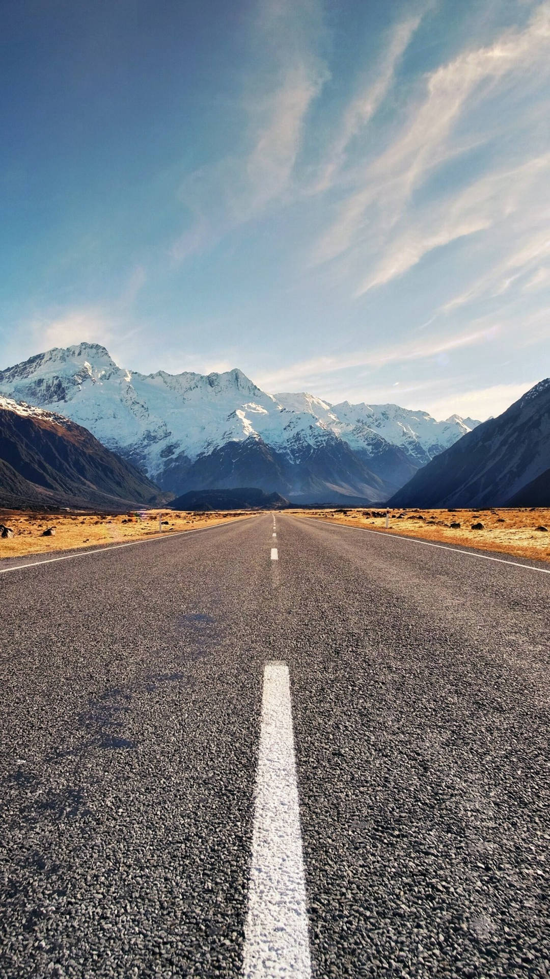 iPhone 12 Pro Max Empty Road Wallpaper