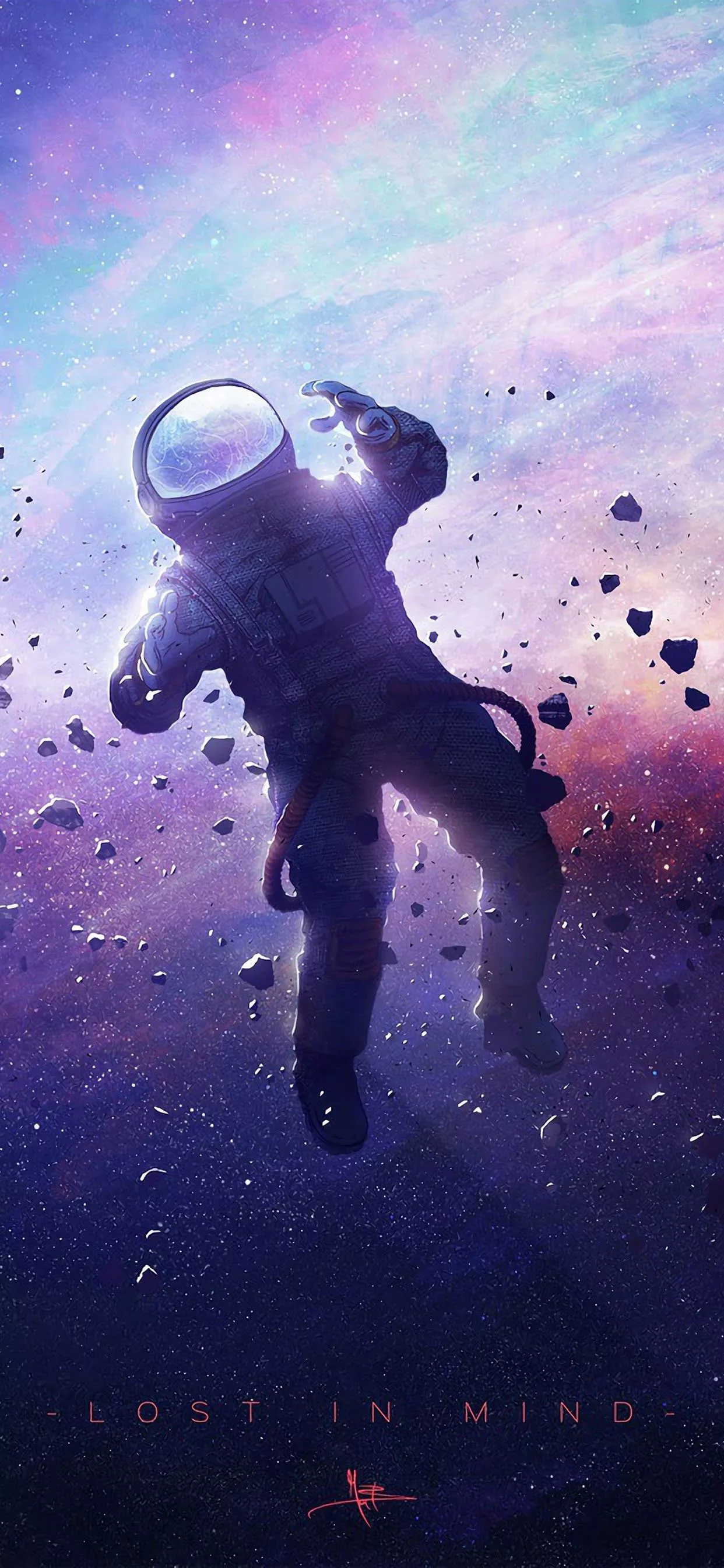 Astronaut Floating Space 4K Wallpaper