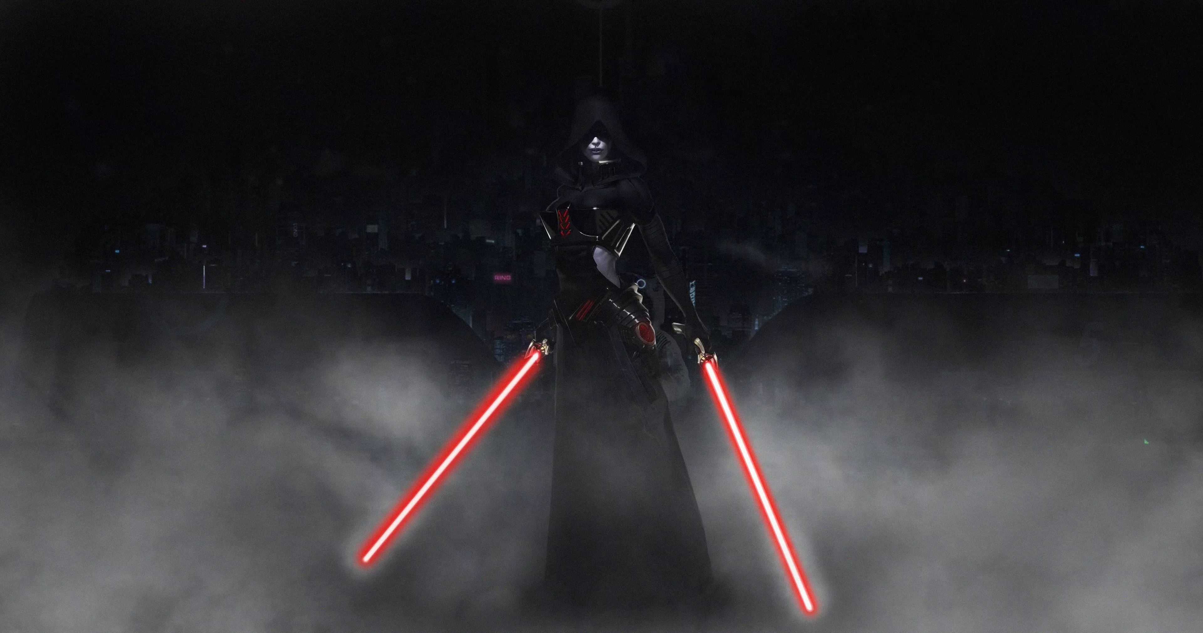 Sith with Lightsaber Wallpaper, HD