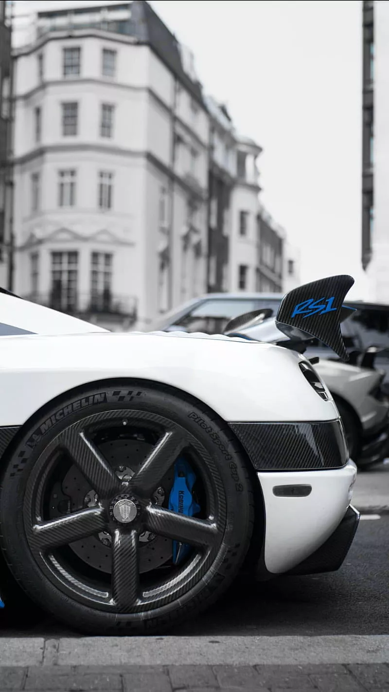 Koenigsegg Agera RS, blue, wheel, hypercar, HD phone wallpaper