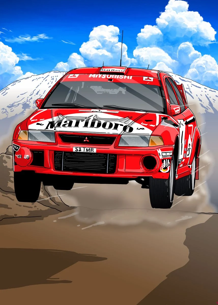 Lancer Evo VI WRC' Poster, picture
