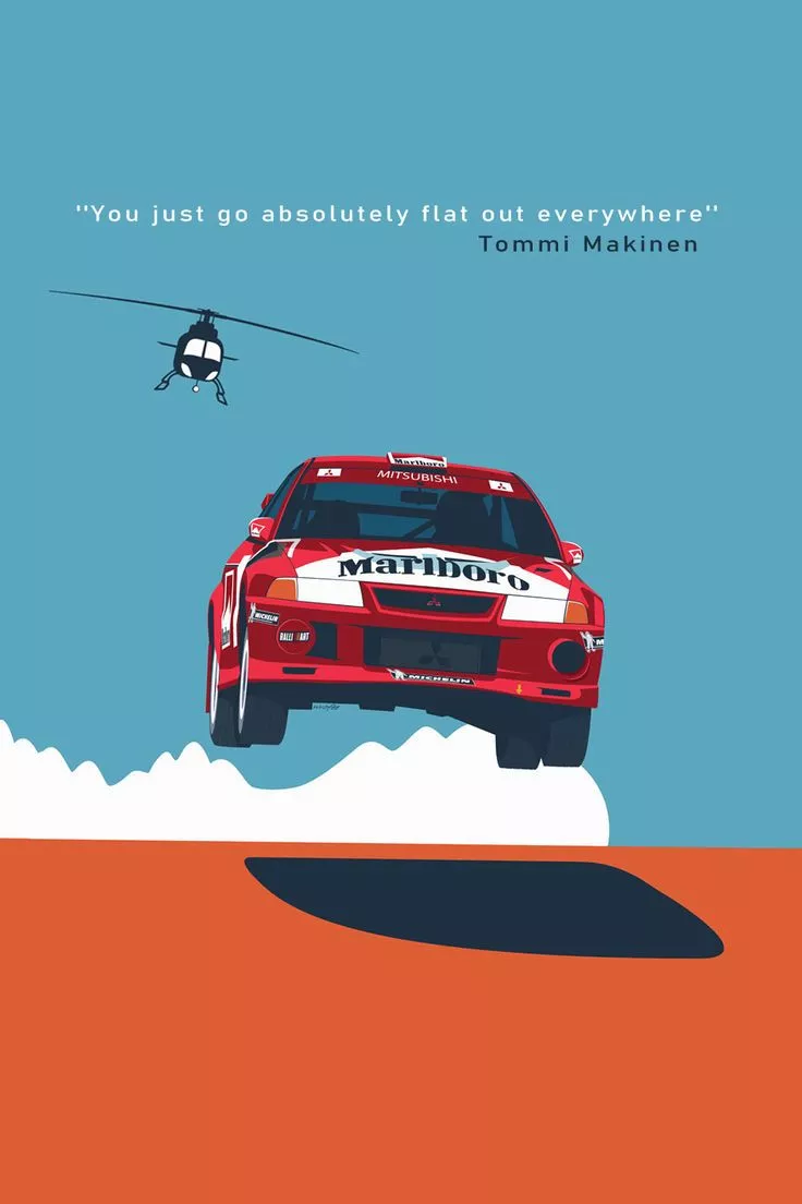 Mitsubishi Evo 6 Tommi Makinen Rally