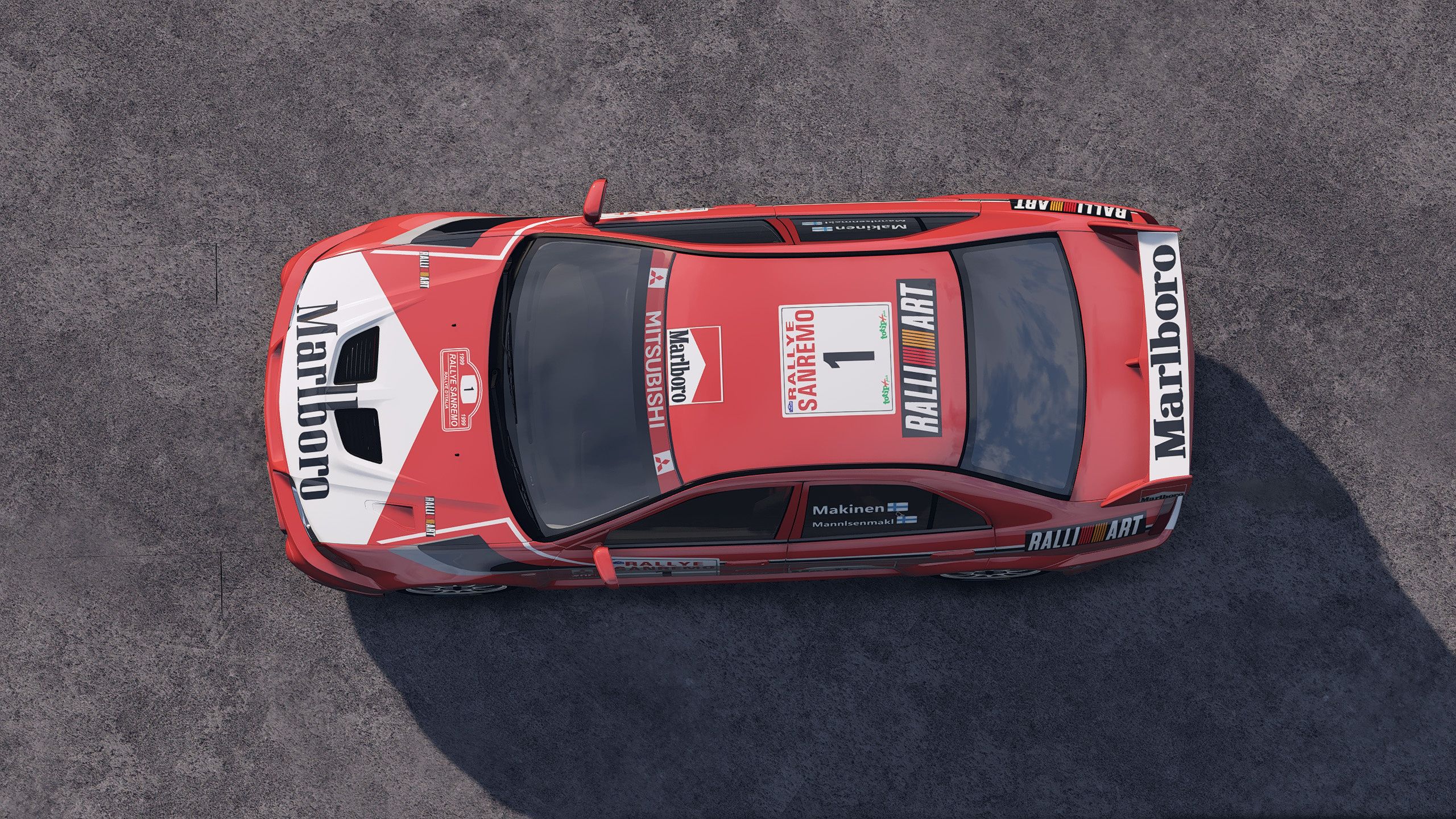 Mitsubishi Lancer Evo VIWRC Marlboro