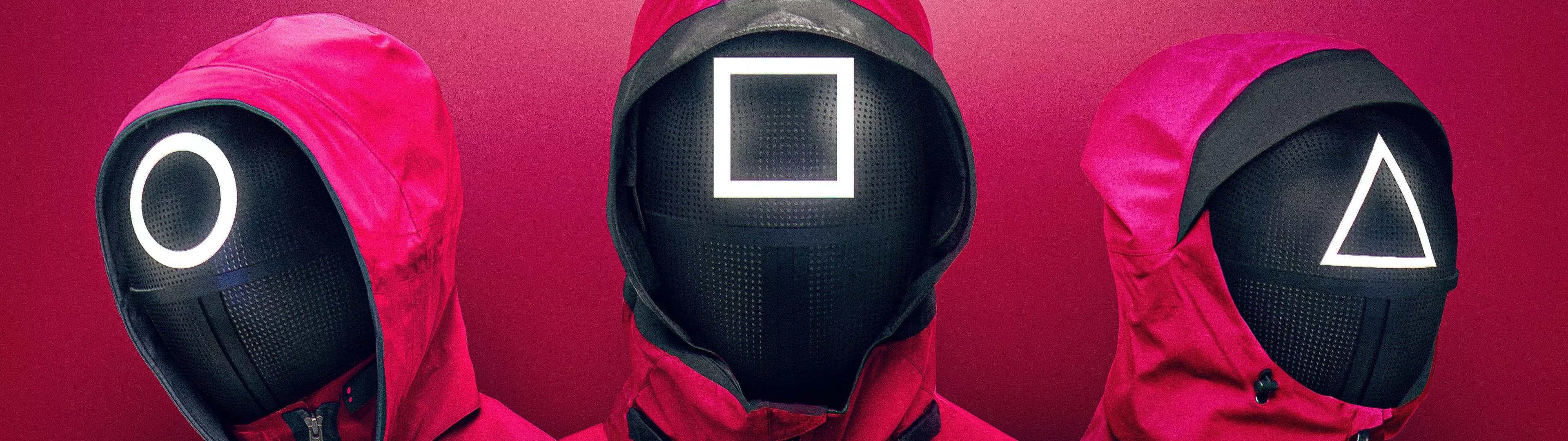 Squid Game Wallpaper 4K, Guards