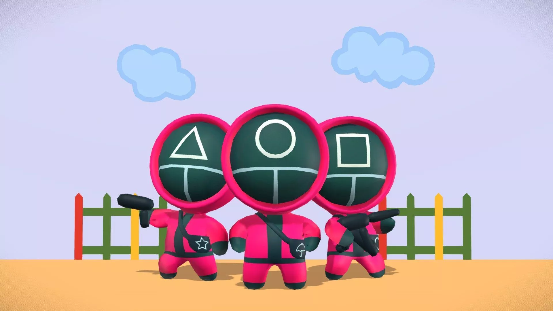 Squid Game Guards Animations Pack