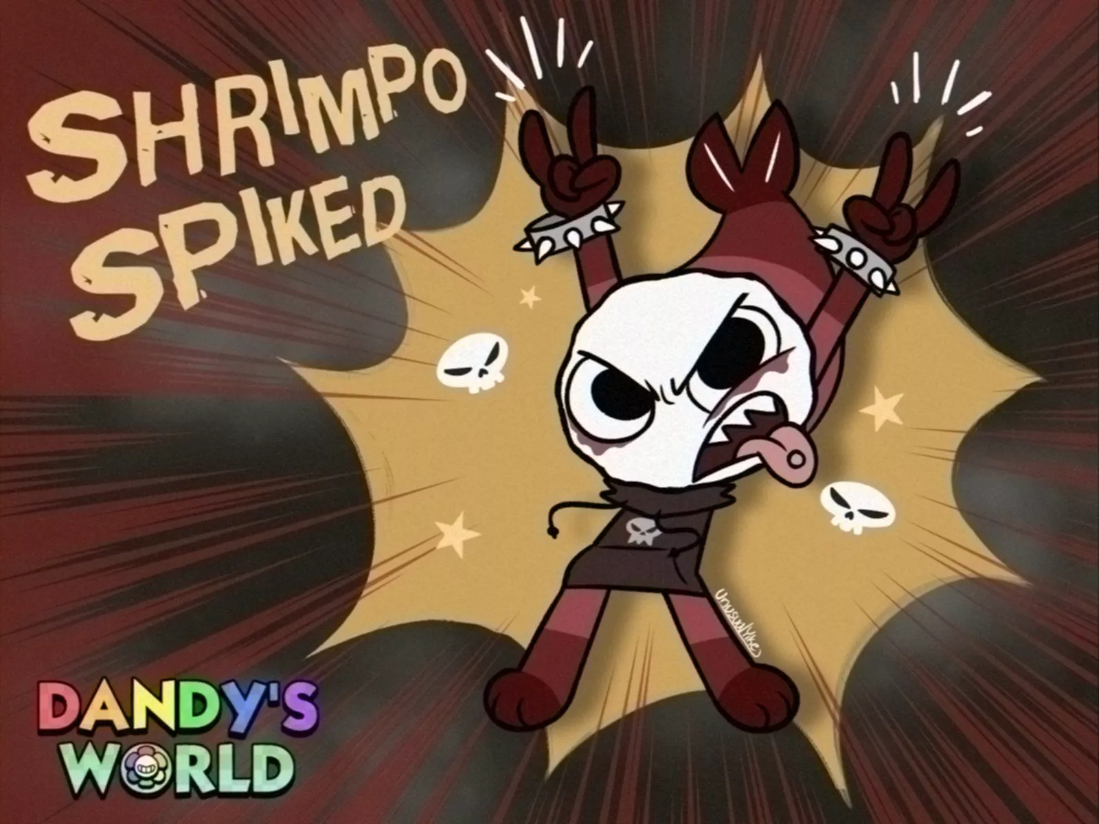 Spiked out Shrimpo #dandyworld