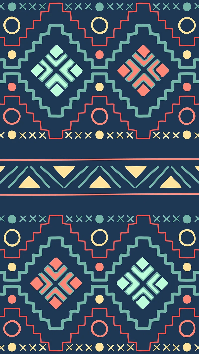 Aesthetic tribal iPhone wallpaper