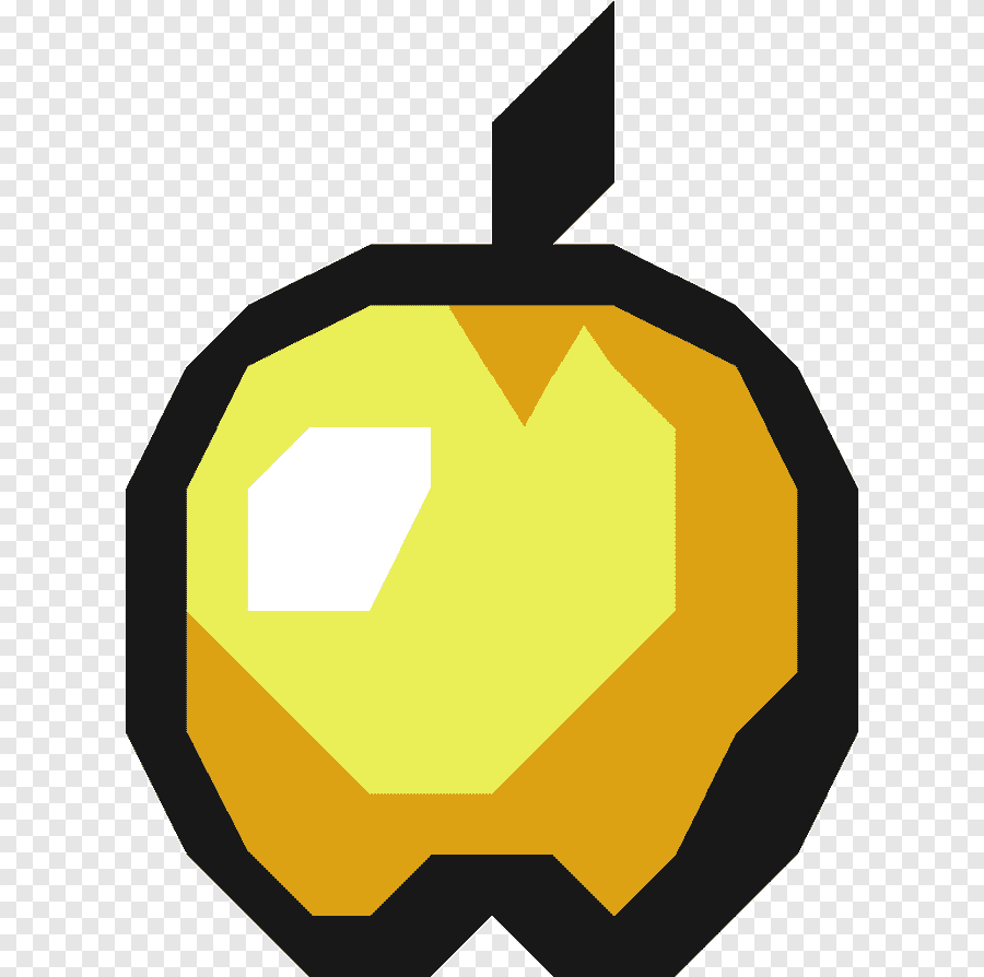 Minecraft Golden apple Item Drawing