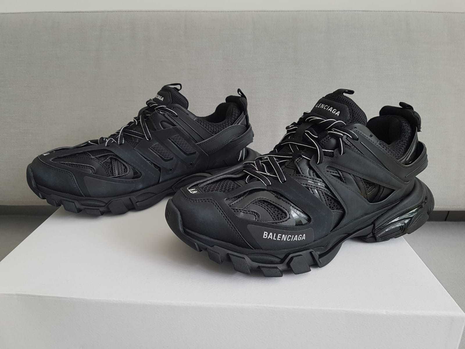 Balenciaga track top shoes black