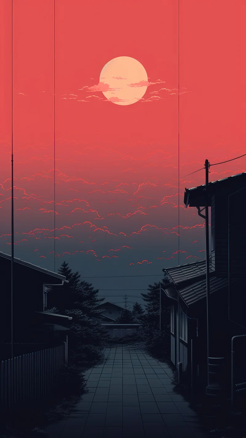 Lofi Wallpaper iPhone Dark Image