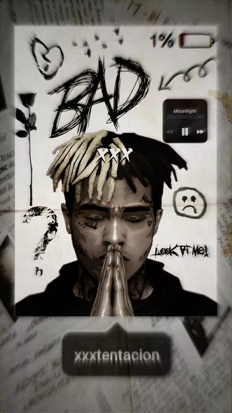 X*xtentacion, bad, hiphop, rap, sad, HD