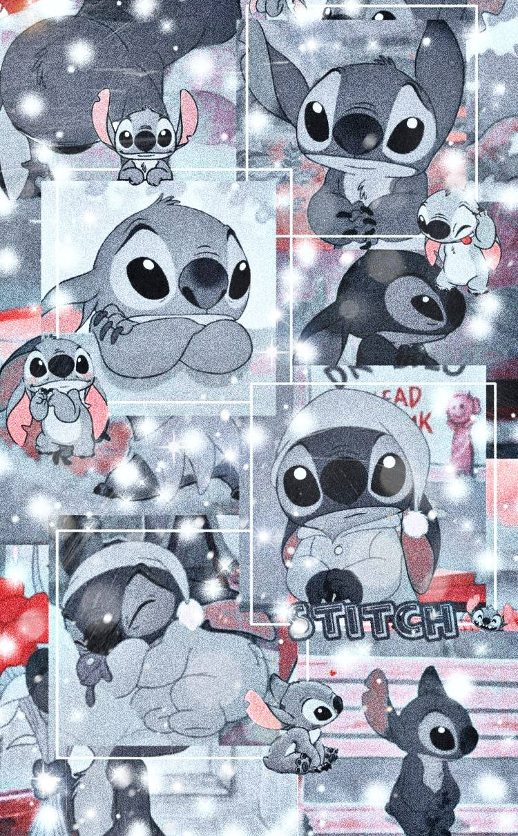Sleepy And Upset Stitch Collage