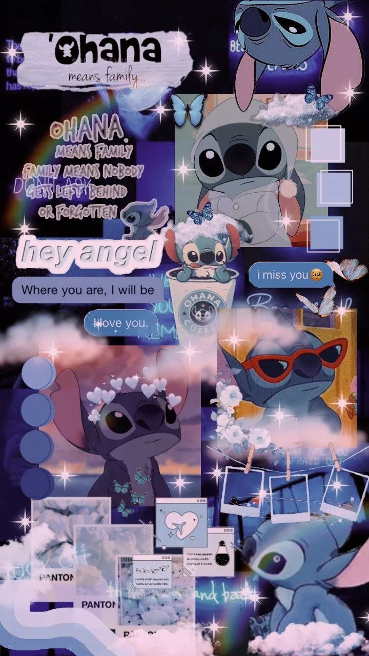 Wallpaper aesthetic Stitch V.2