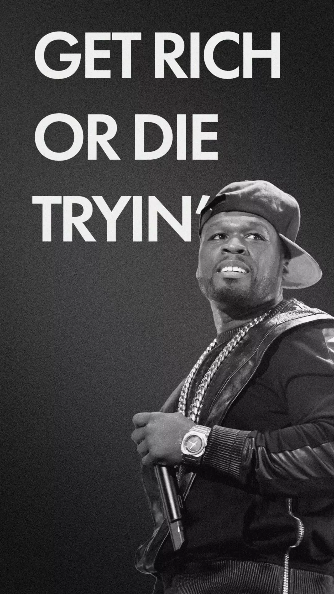 die trying poster 50 cent wallpaper 4k