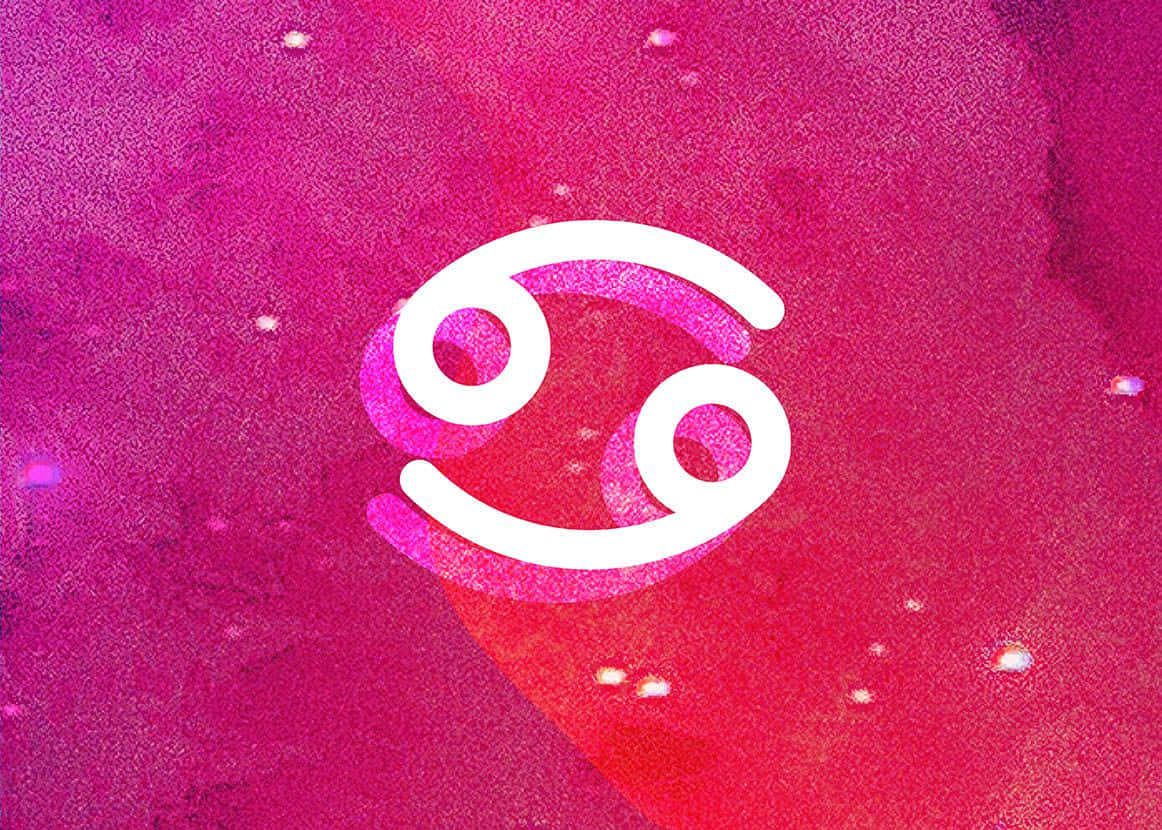 Purple Background With A Zodiac Sign