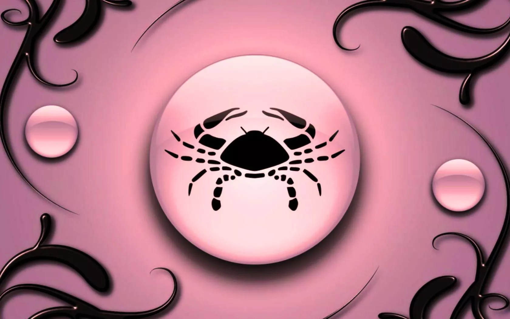 black ornament Desktop wallpaper 1680x1050