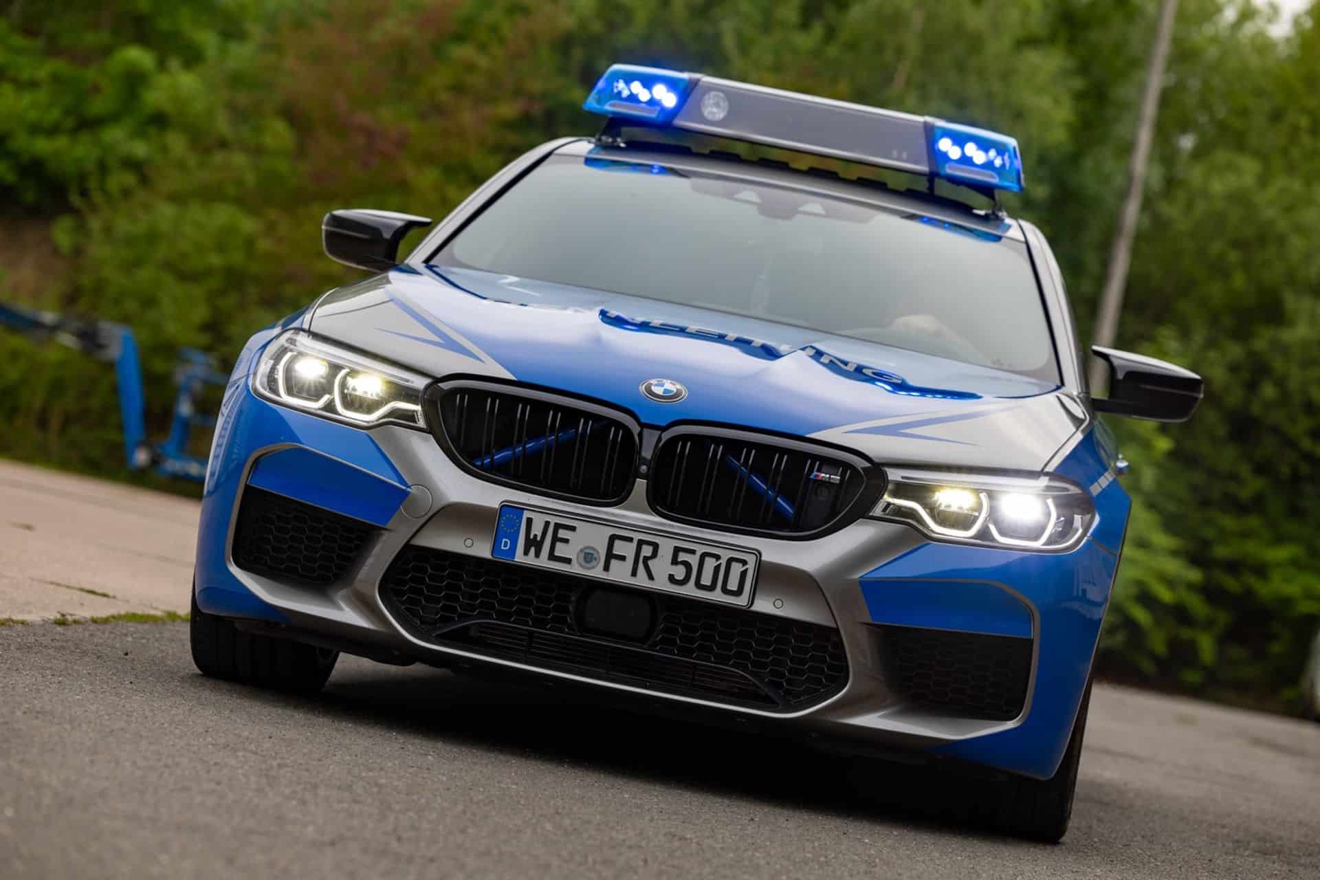 BMW M5 Takes on the Look of a Police