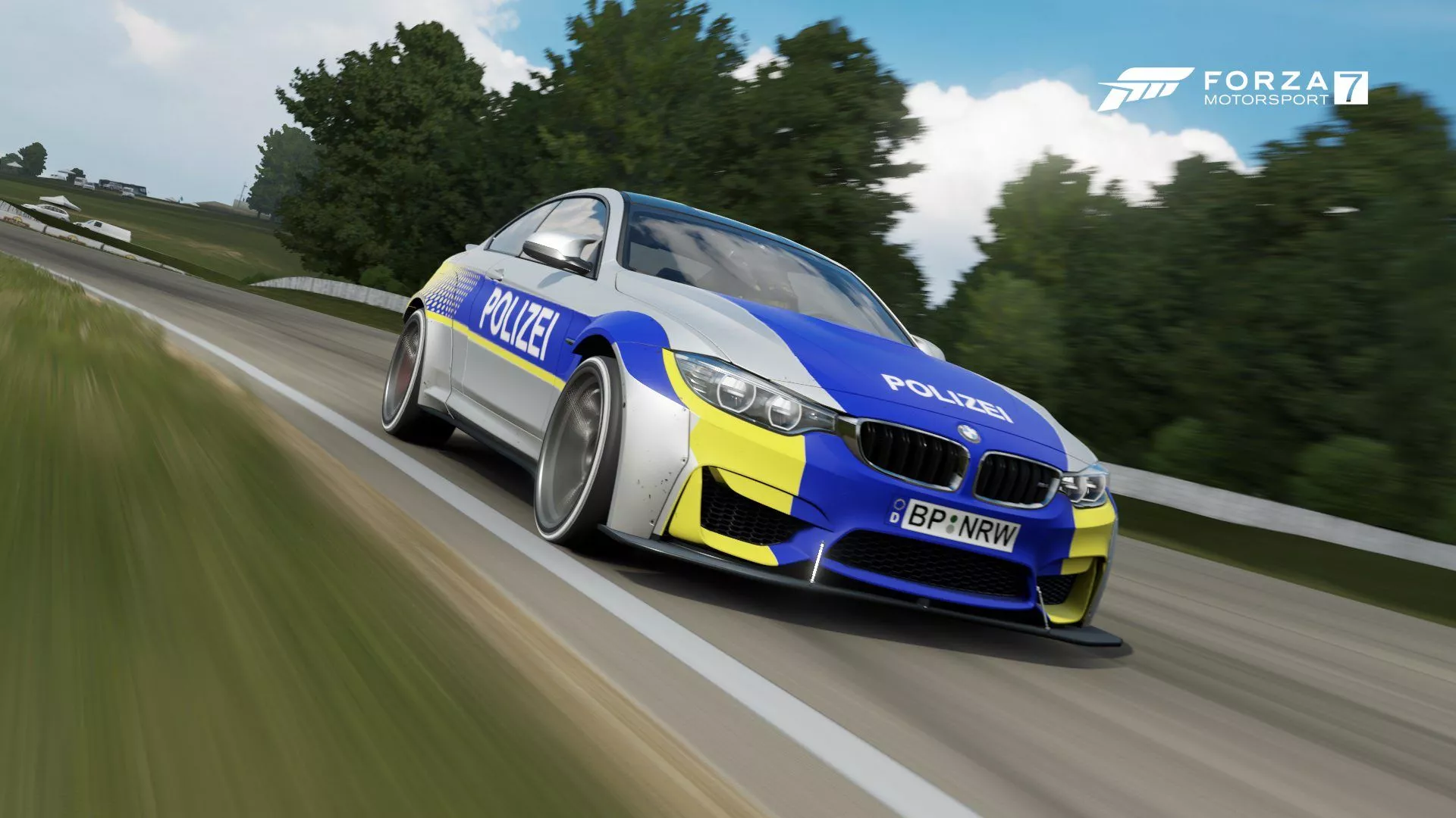 German Police Car BMW M4 Forza Edition