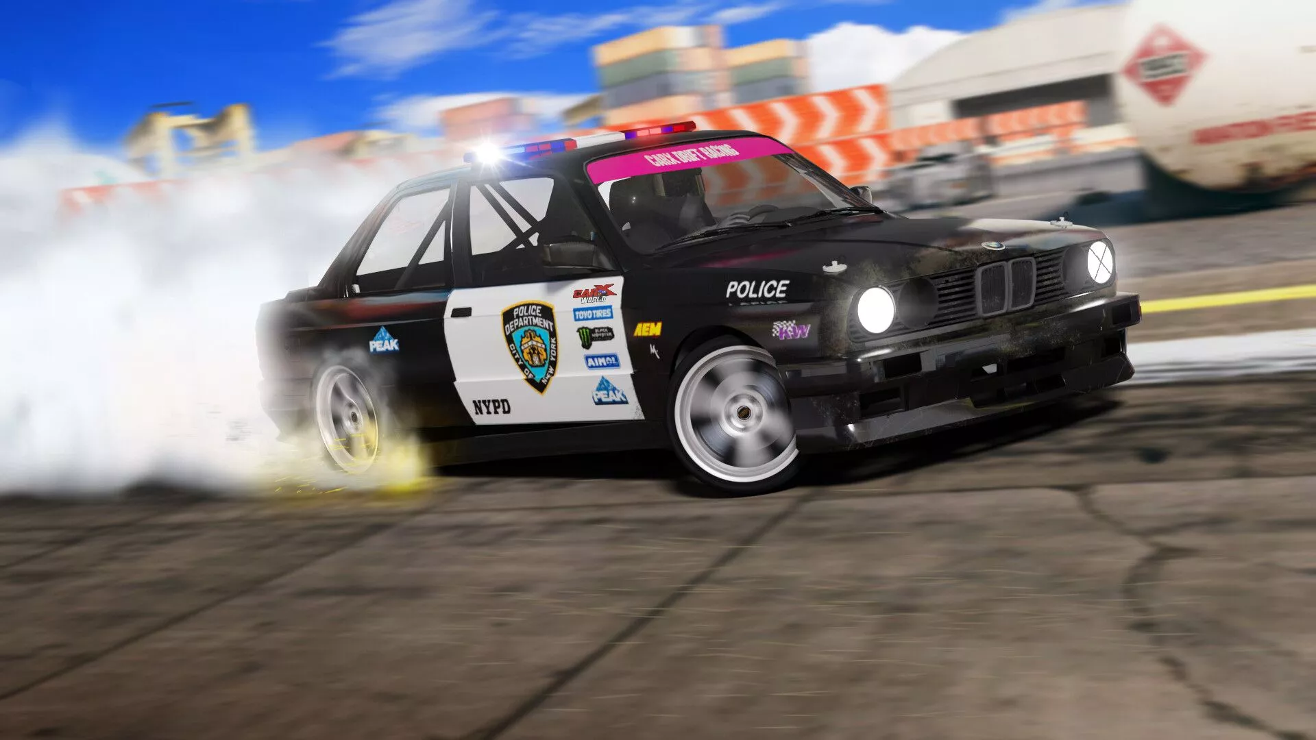 BMW Police car