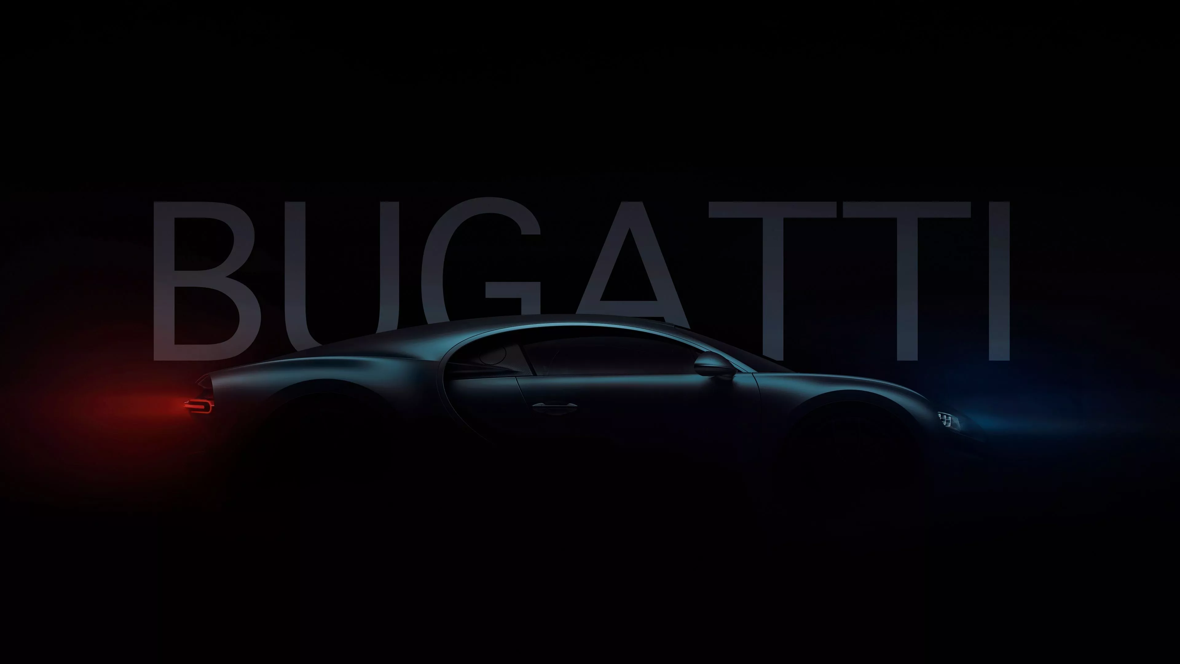 Bugatti Chiron Wallpaper 4K, Black