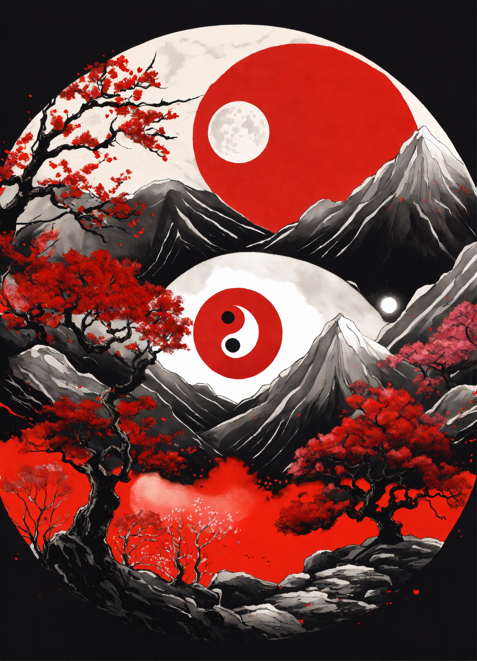 horerider hq ink painting