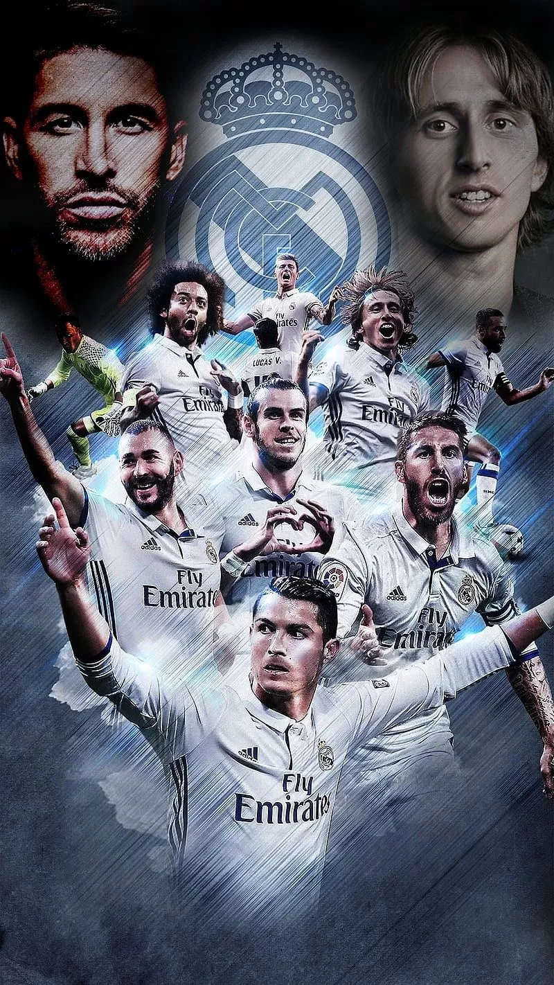 Real madrid forever, badge, club, cr7