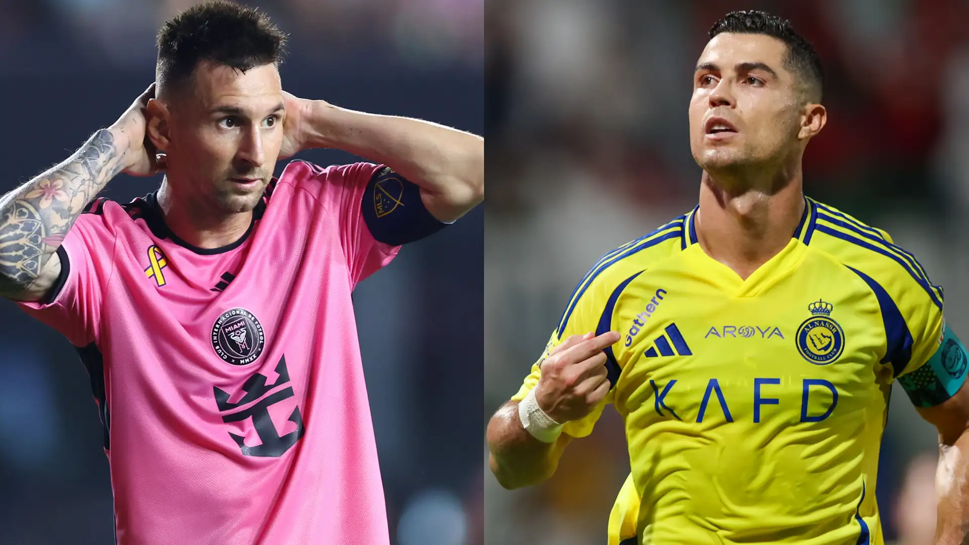 Cristiano Ronaldo vs Lionel Messi at