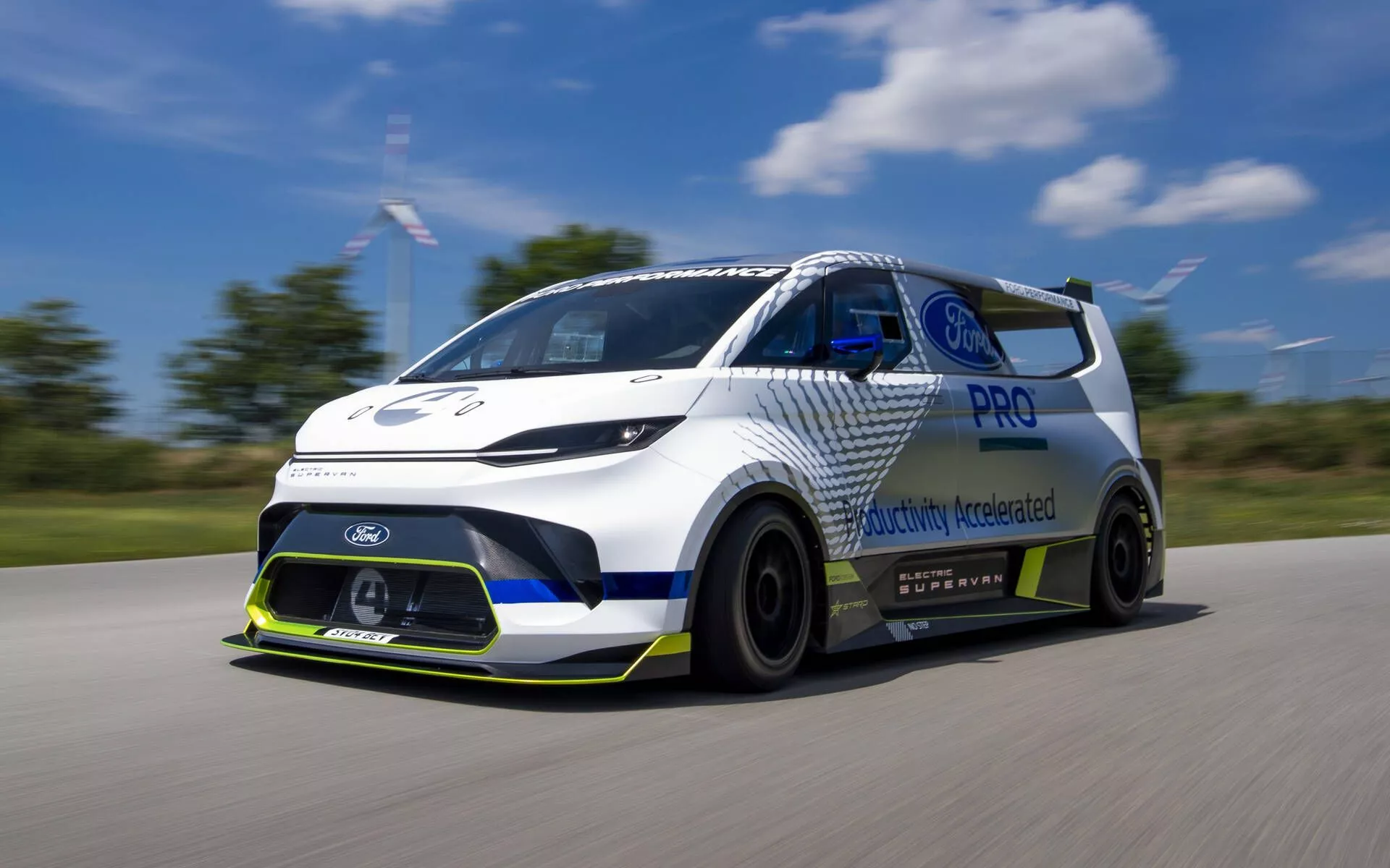 1,973 Hp Ford Pro Electric SuperVan Is