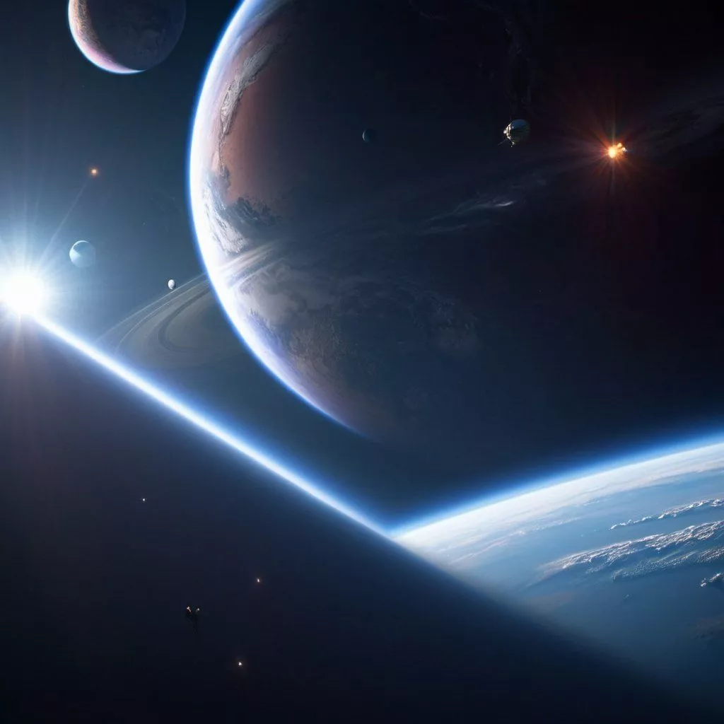 hyper realistic space wallpaper 4k