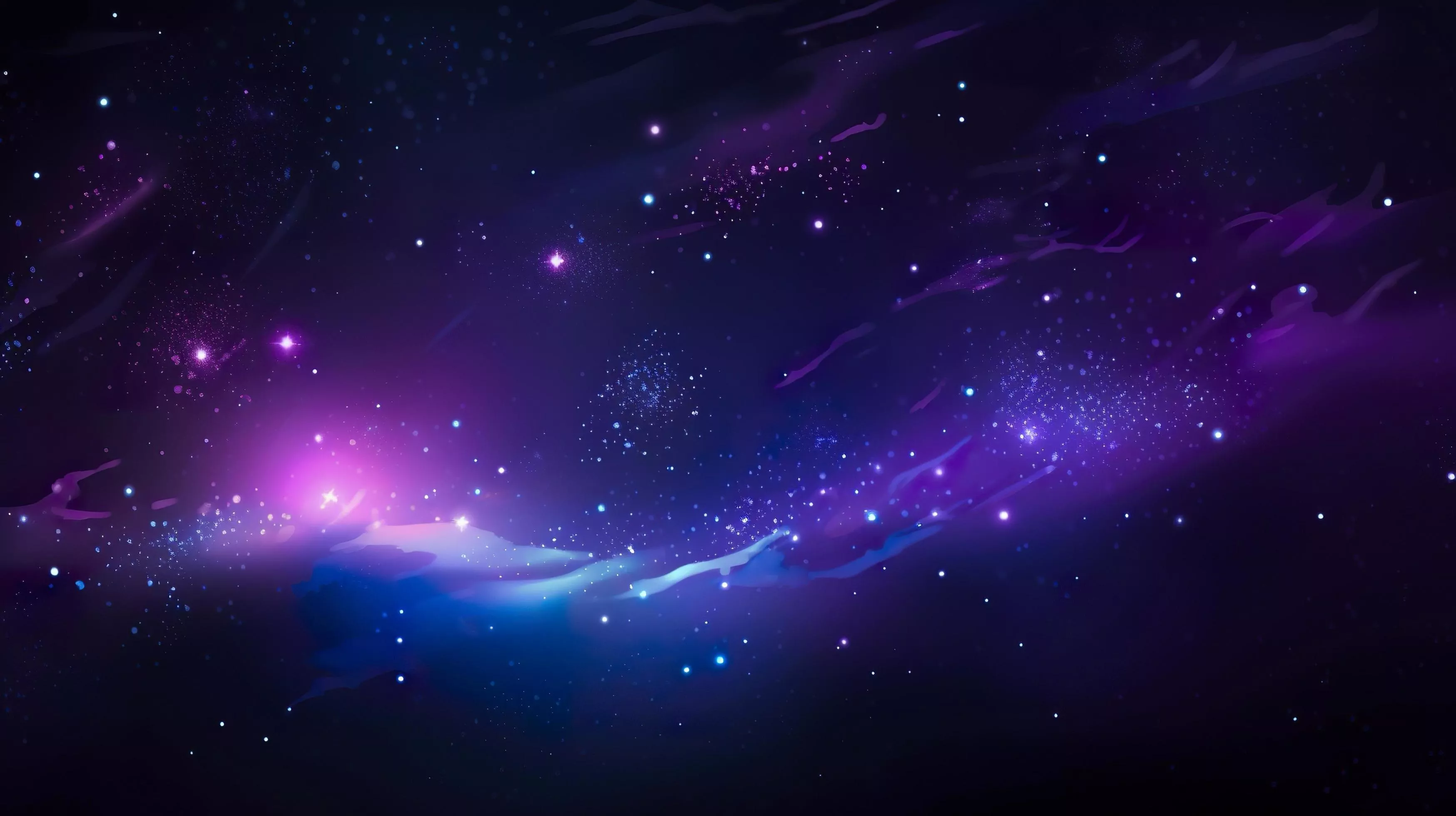 galaxy space wallpaper, in the style