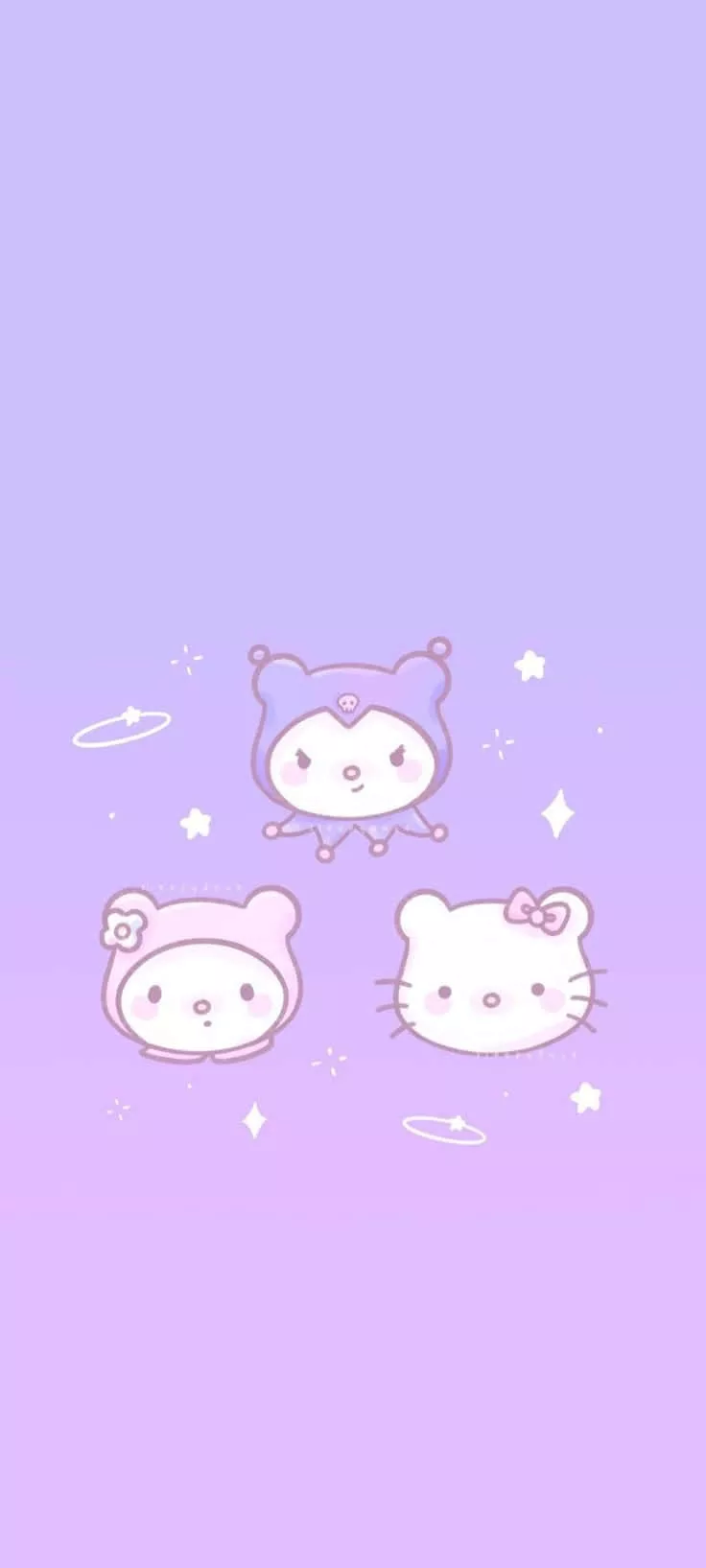 Purple Hello Kitty Wallpaper
