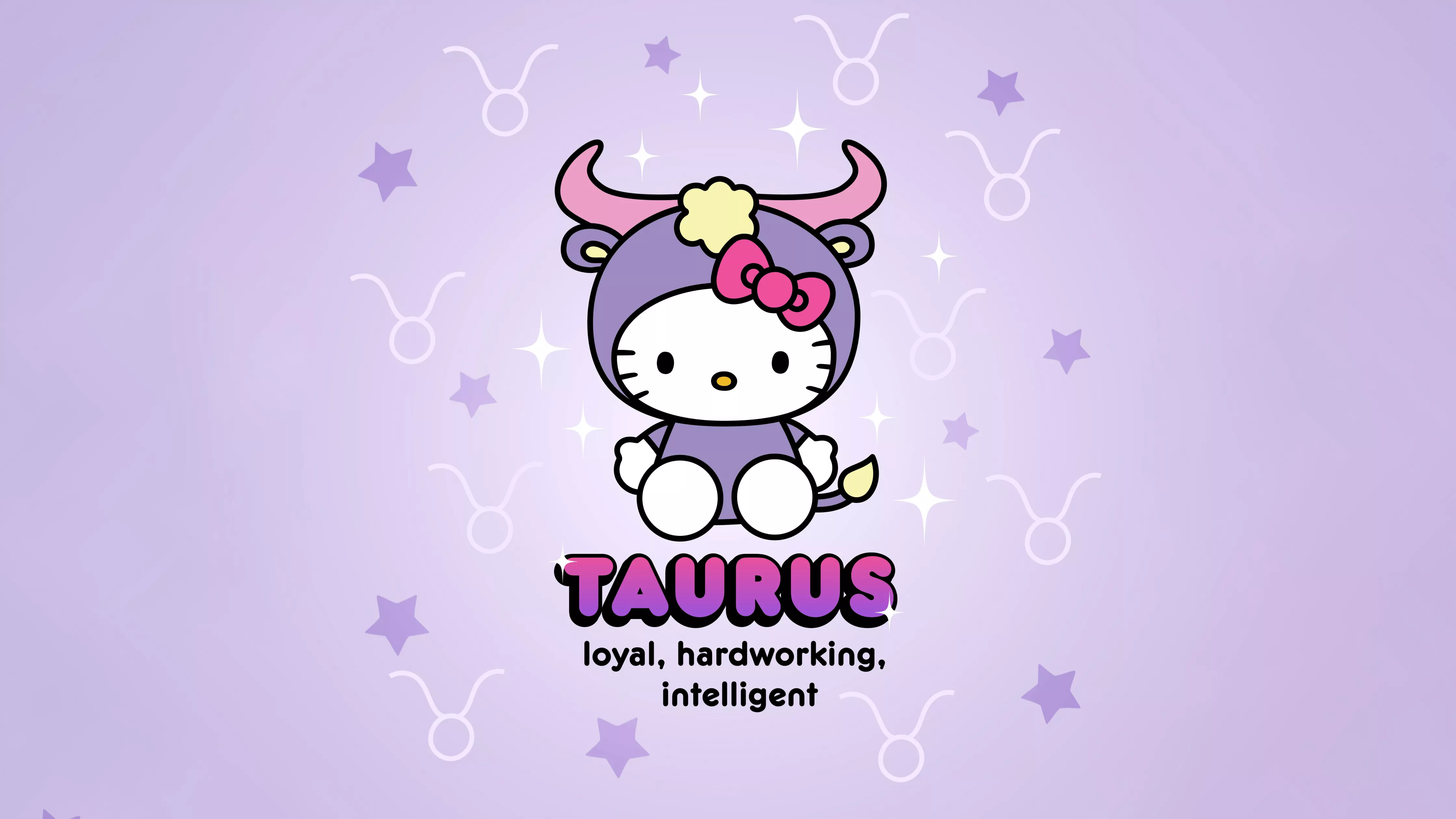Taurus Wallpaper 4K, Hello Kitty